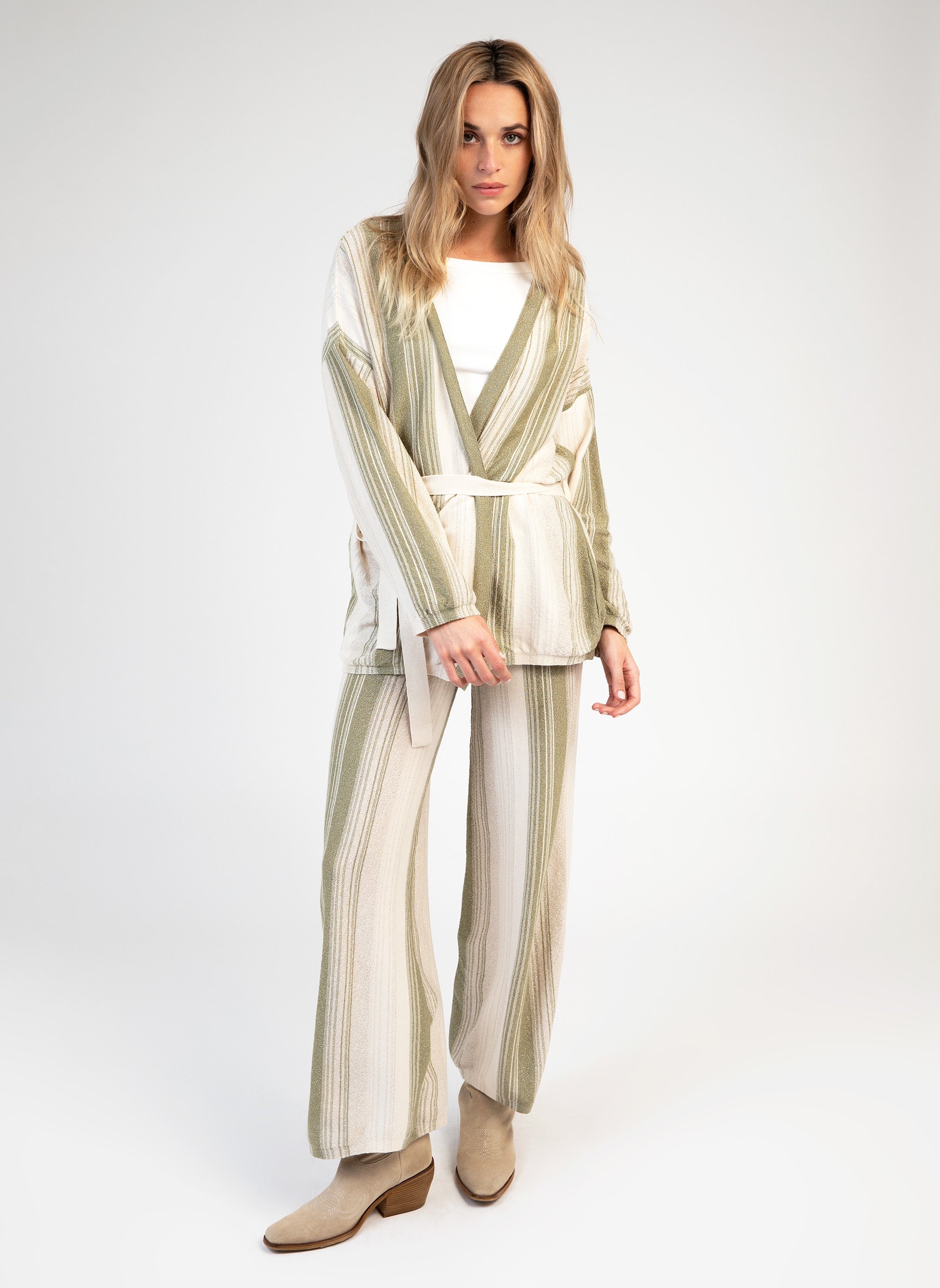 CARDIGAN LEBAMBO tilleul