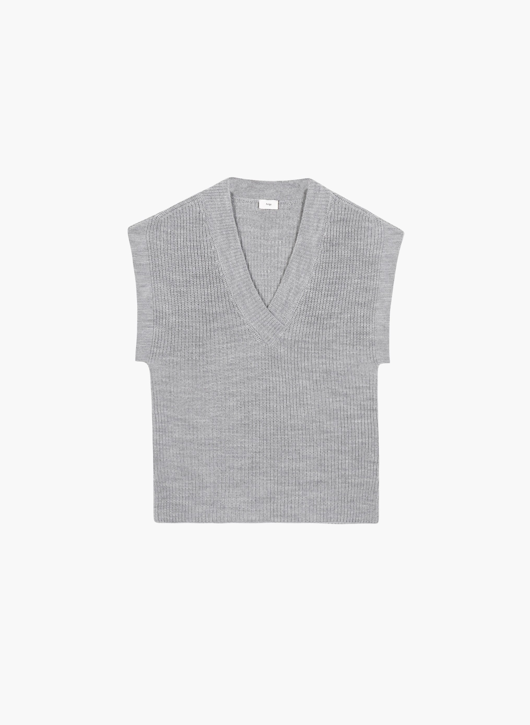 PULL LECYBELE gris chine