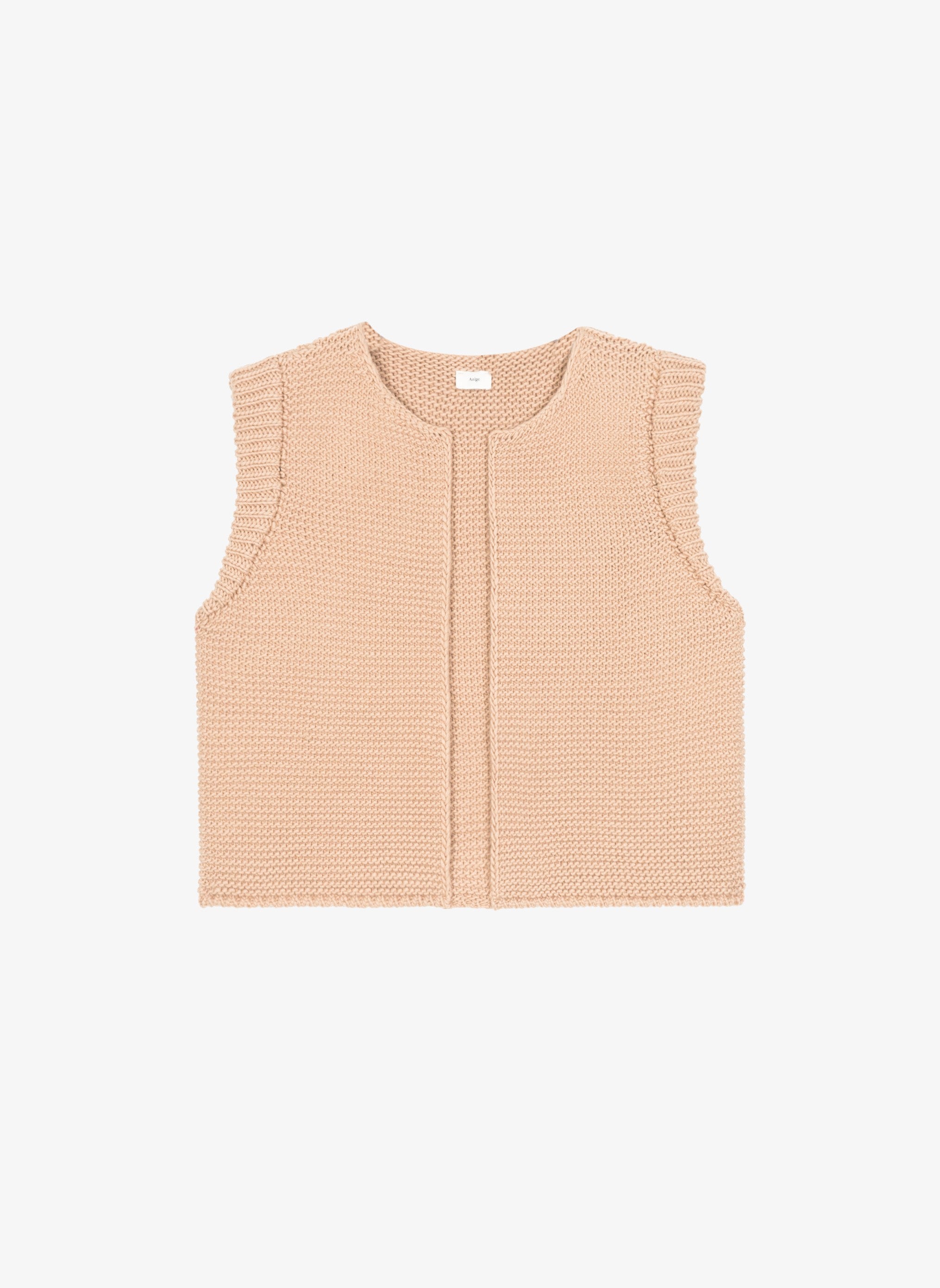 CARDIGAN SANS MANCHE LEGRINGOT beige