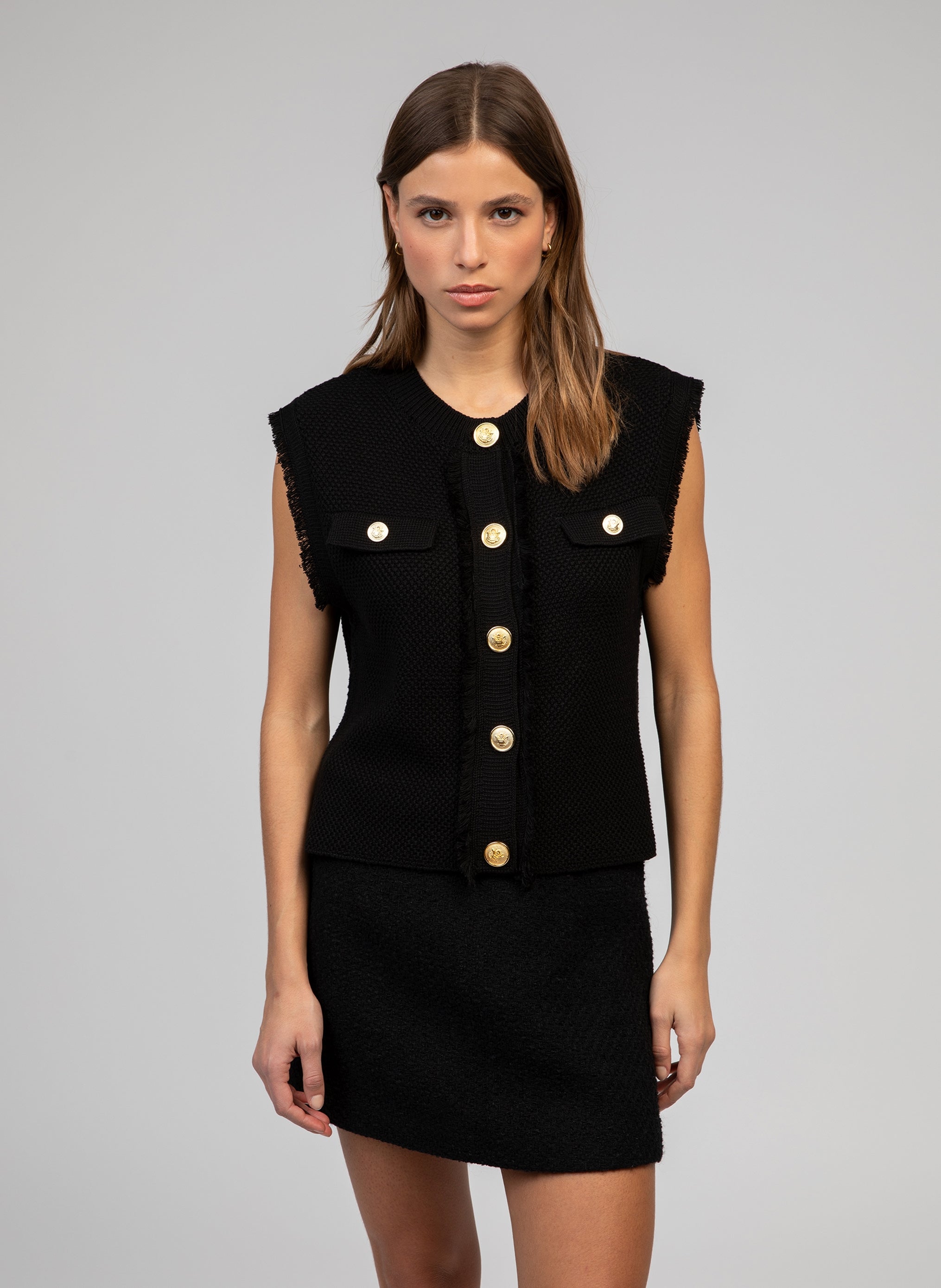 CARDIGAN LEVAYANI noir