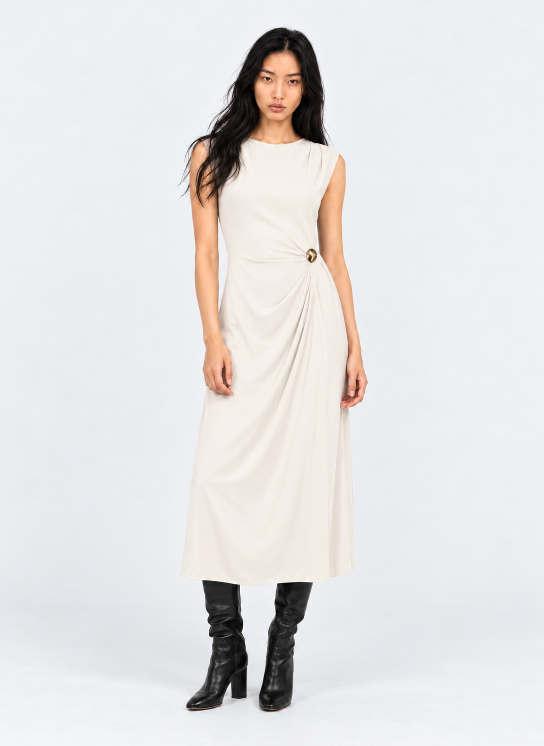 ROBE LONGUE MALEONY ecru