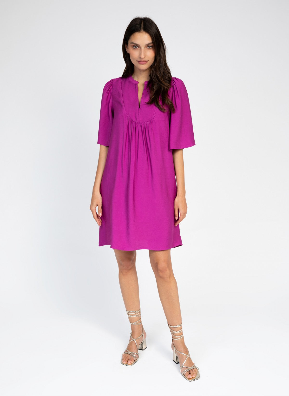 ROBE COURTE MANEZA orchidee