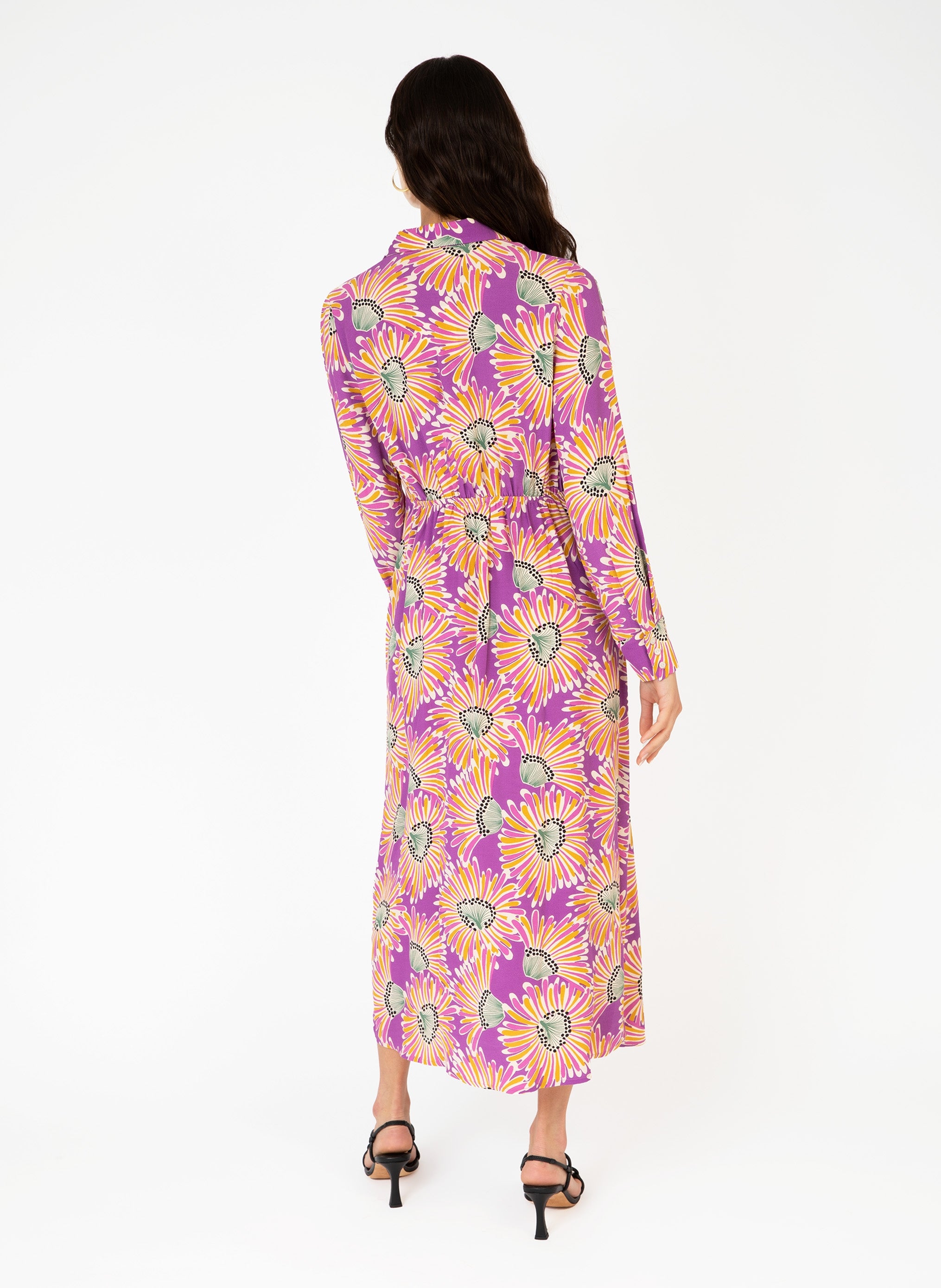 vestido midi violeta belize