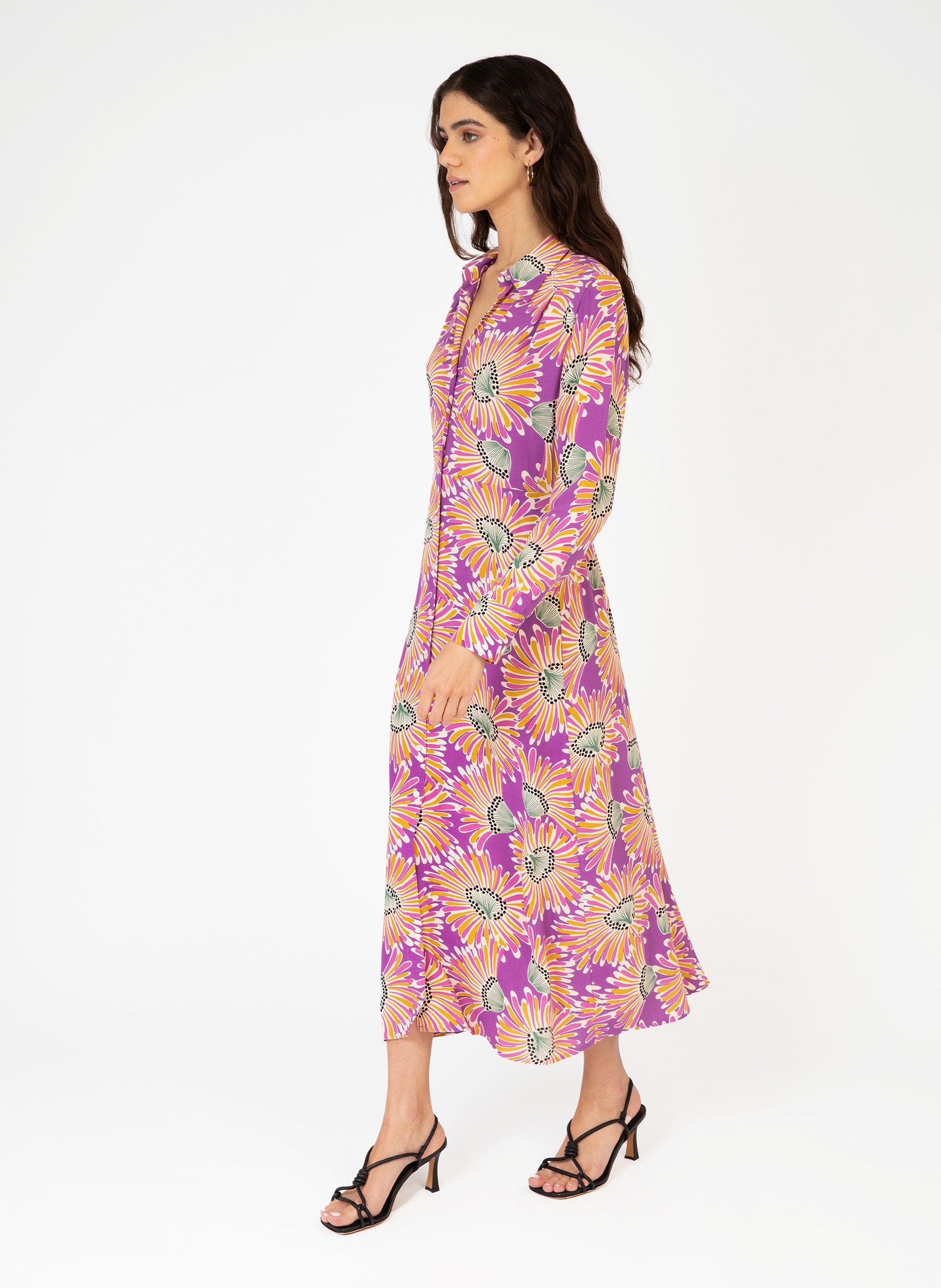 vestido midi violeta belize