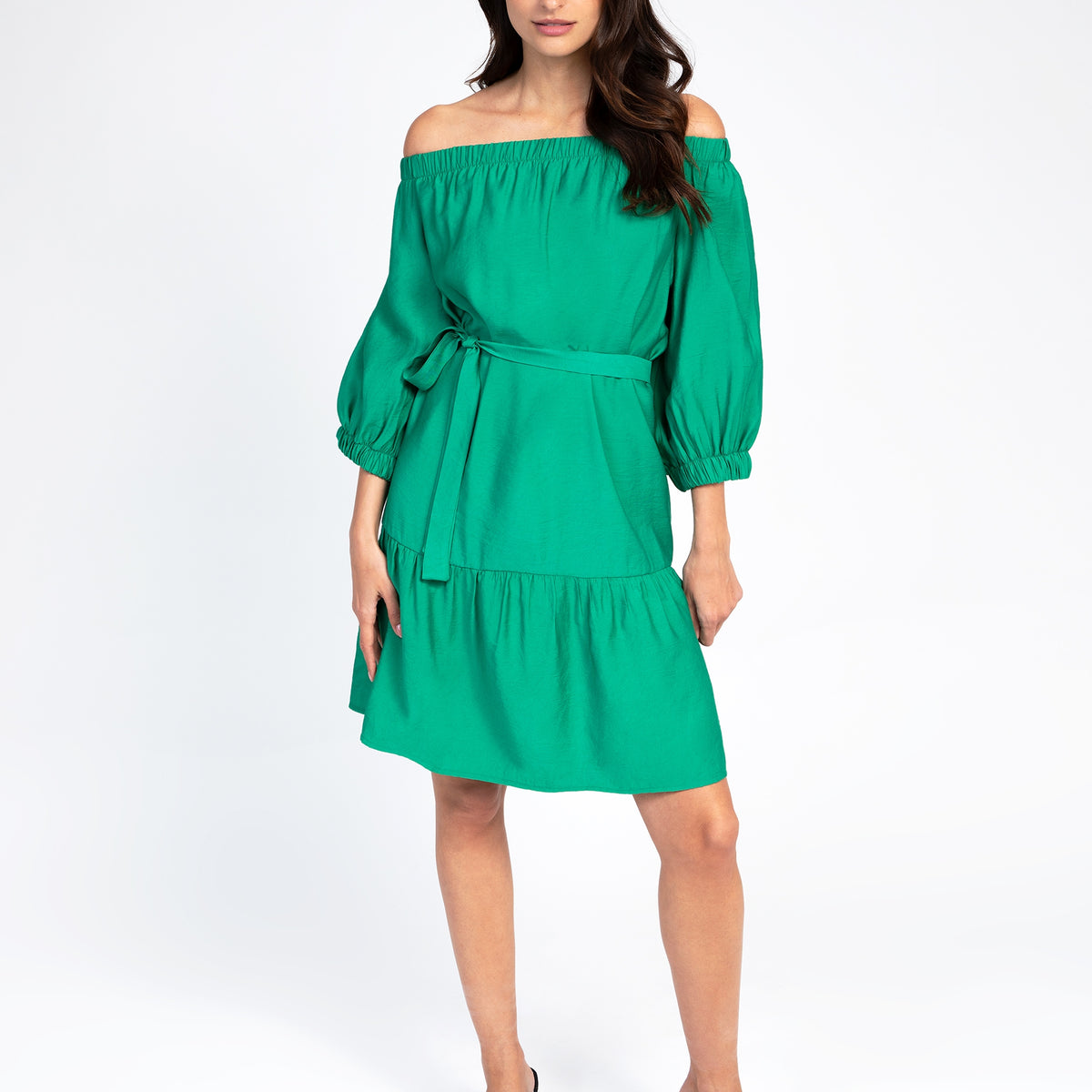 MARYSE SHORT DRESS green