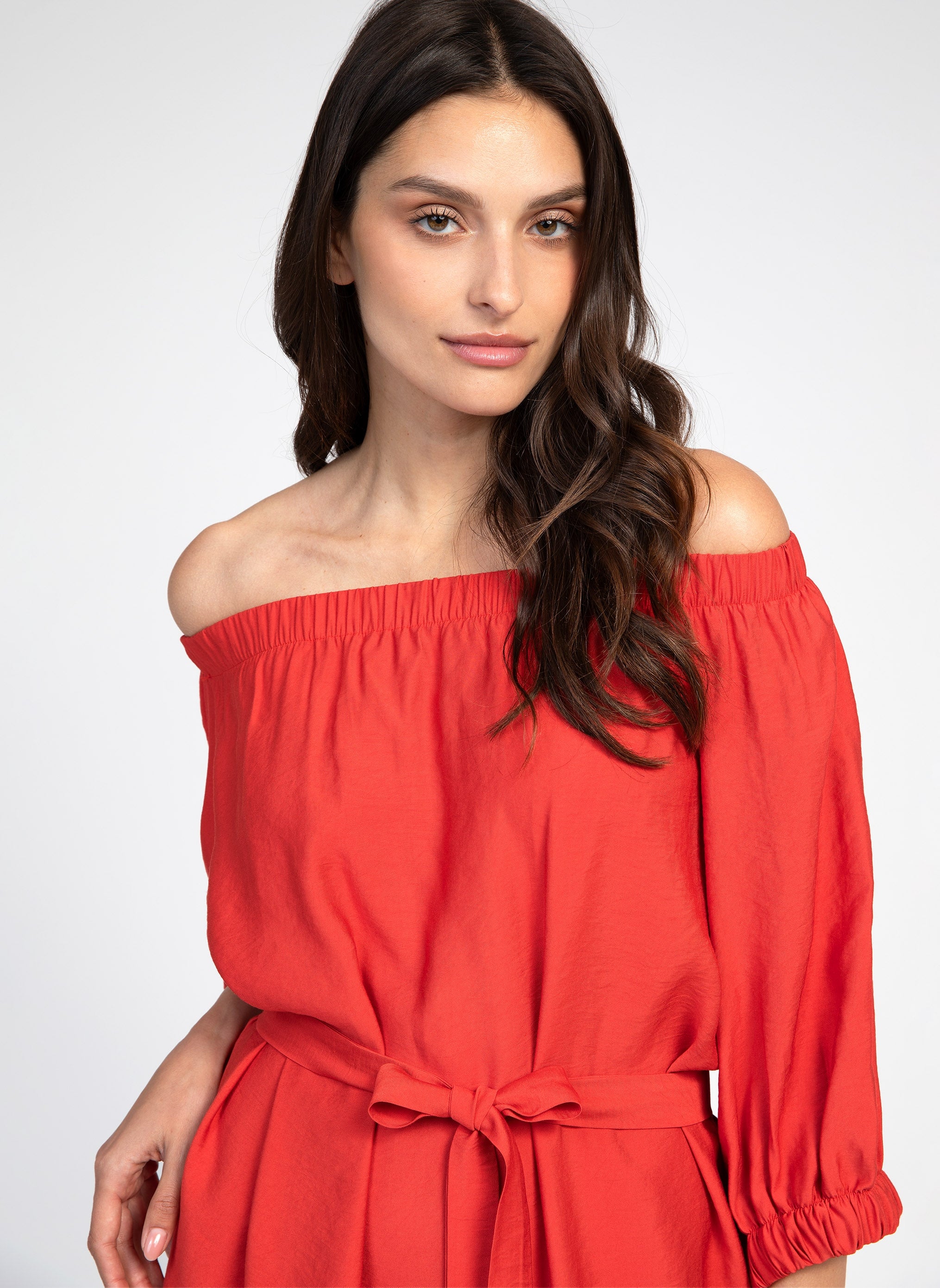 SHORT DRESS MARYSE paprika