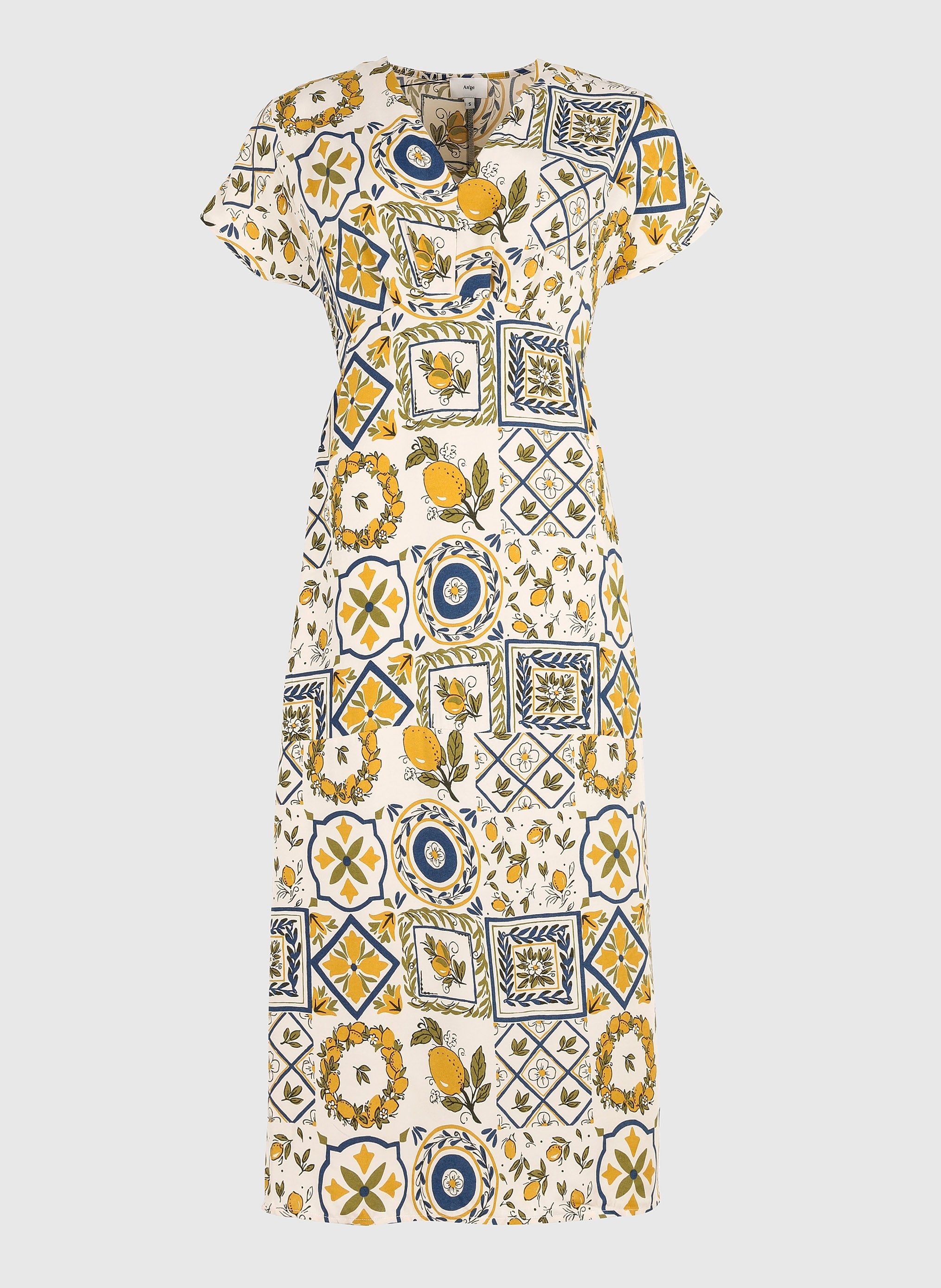 MEKIA LONG DRESS blue rizzo