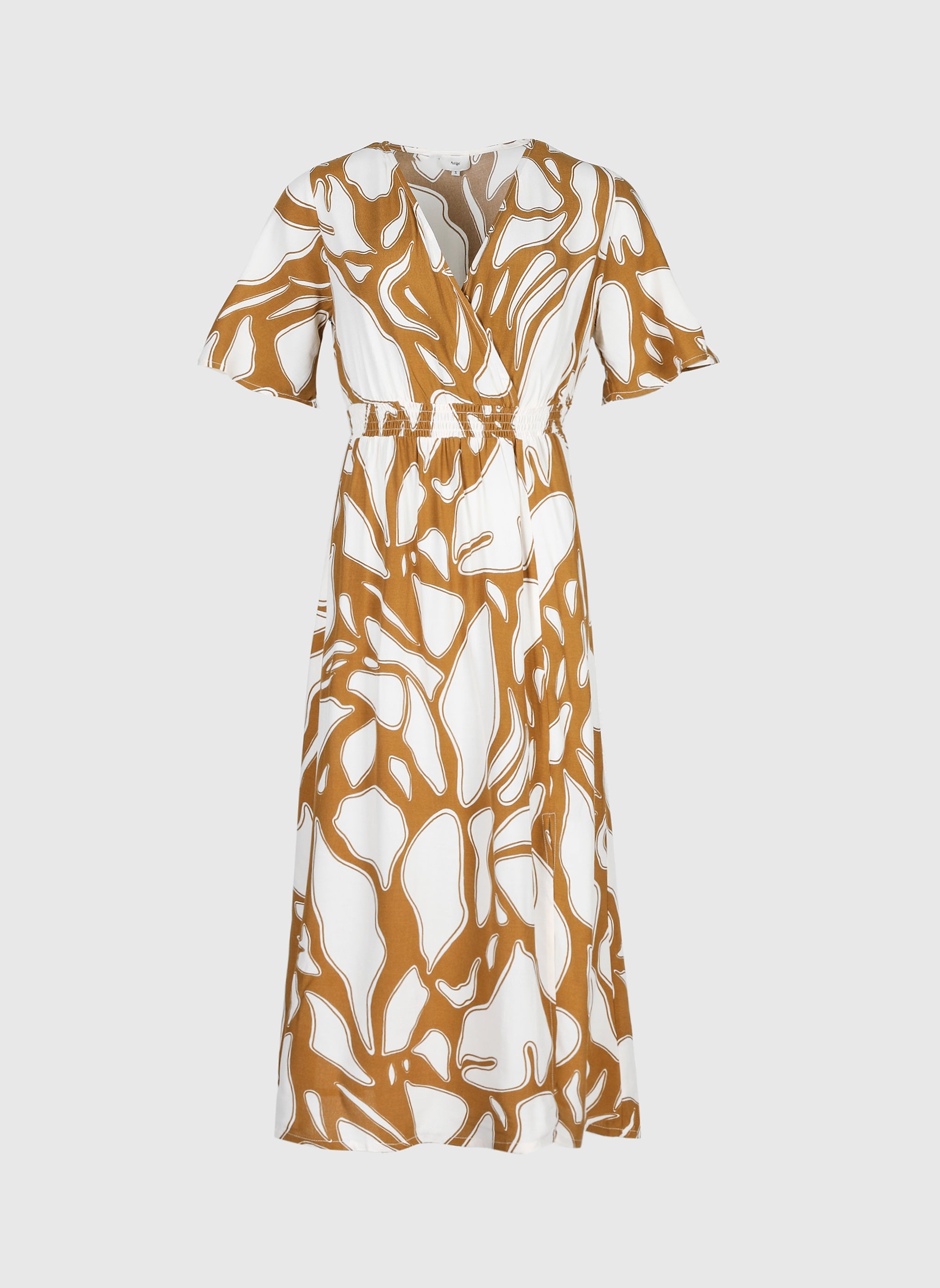 MESUNA LONG DRESS olive flame