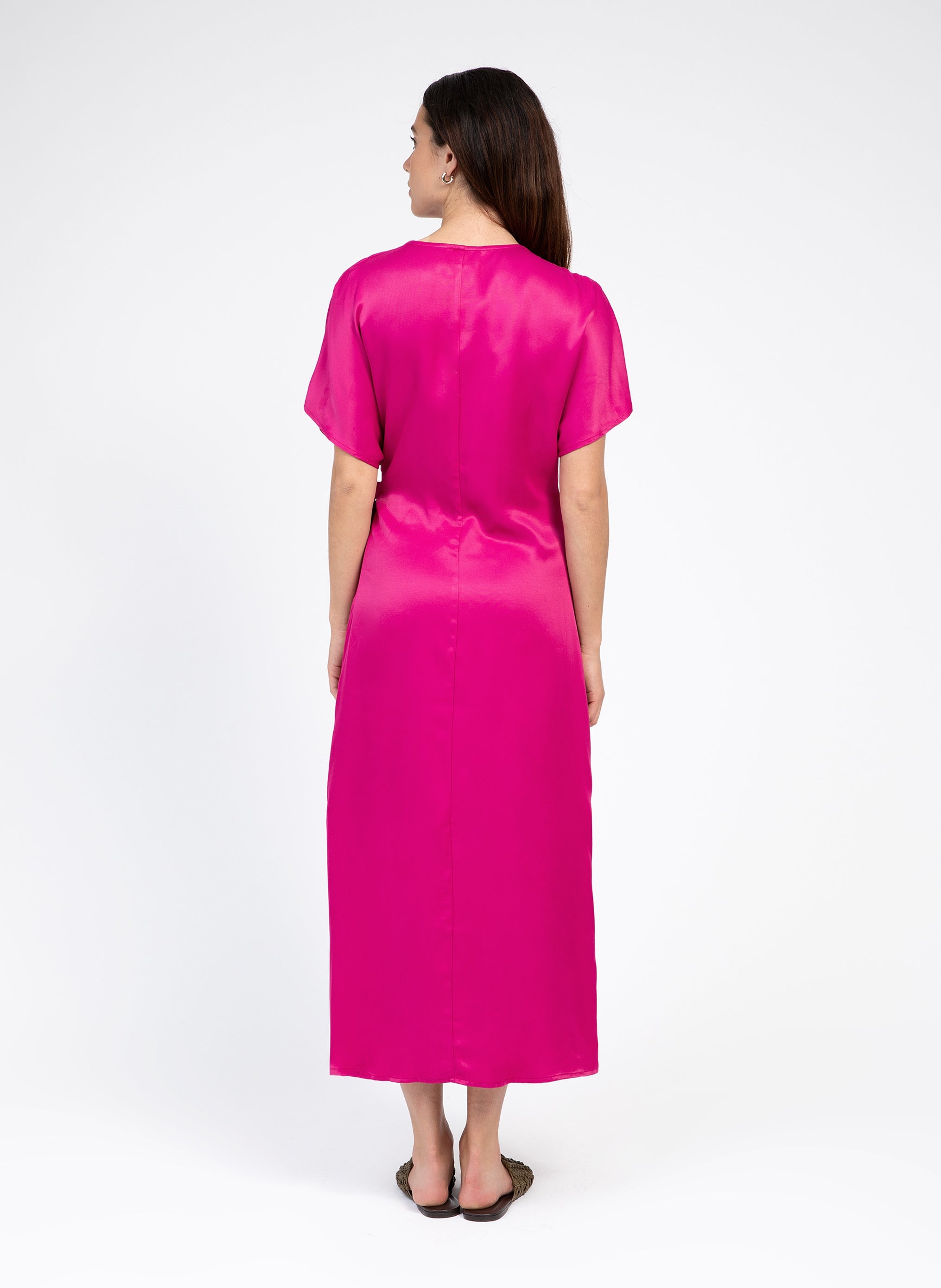 ROBE MIDI MITCH framboise