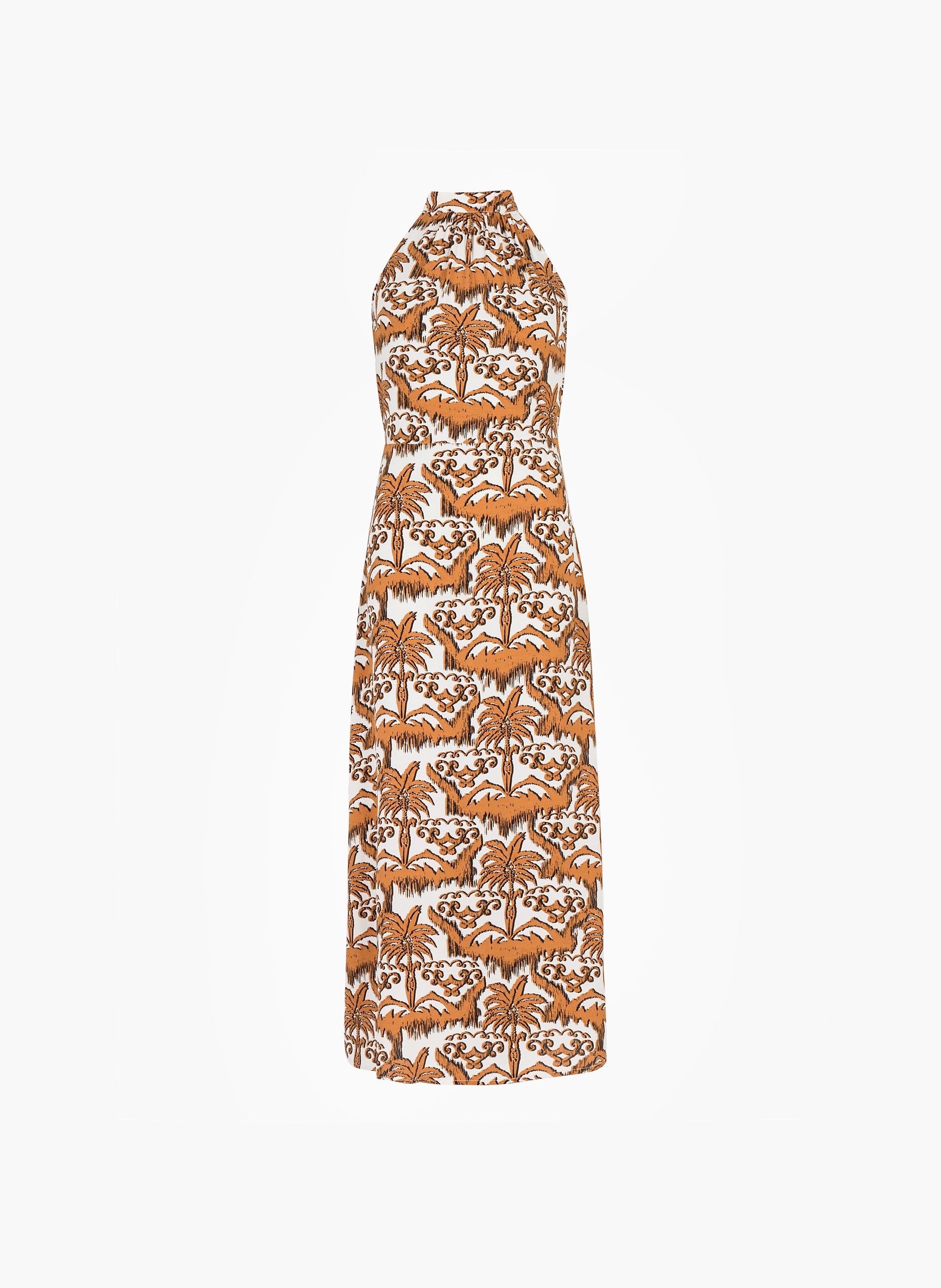 ROBE MIDI MOCKY palmita ecru