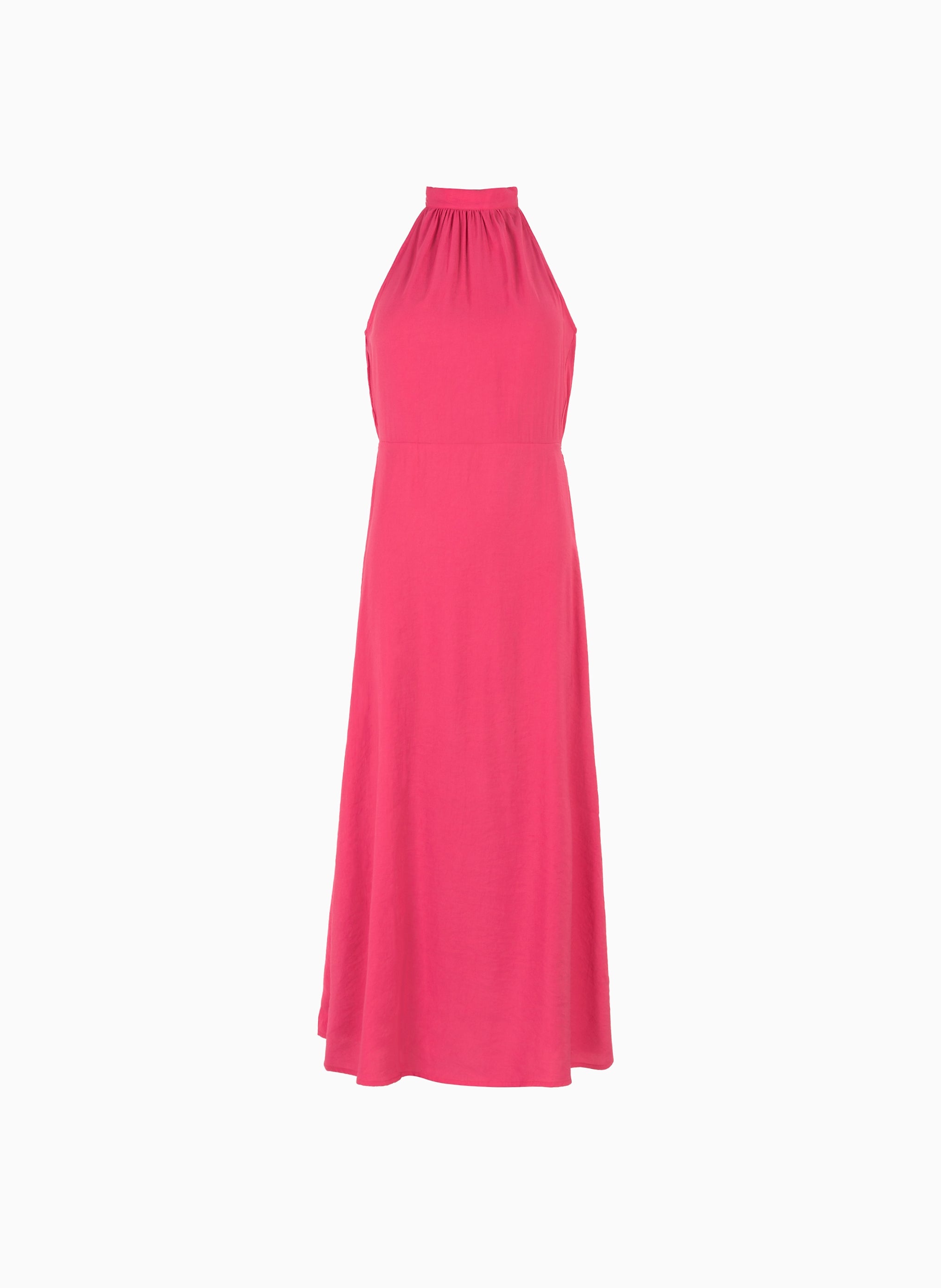 ROBE MIDI MOCKYNA framboise