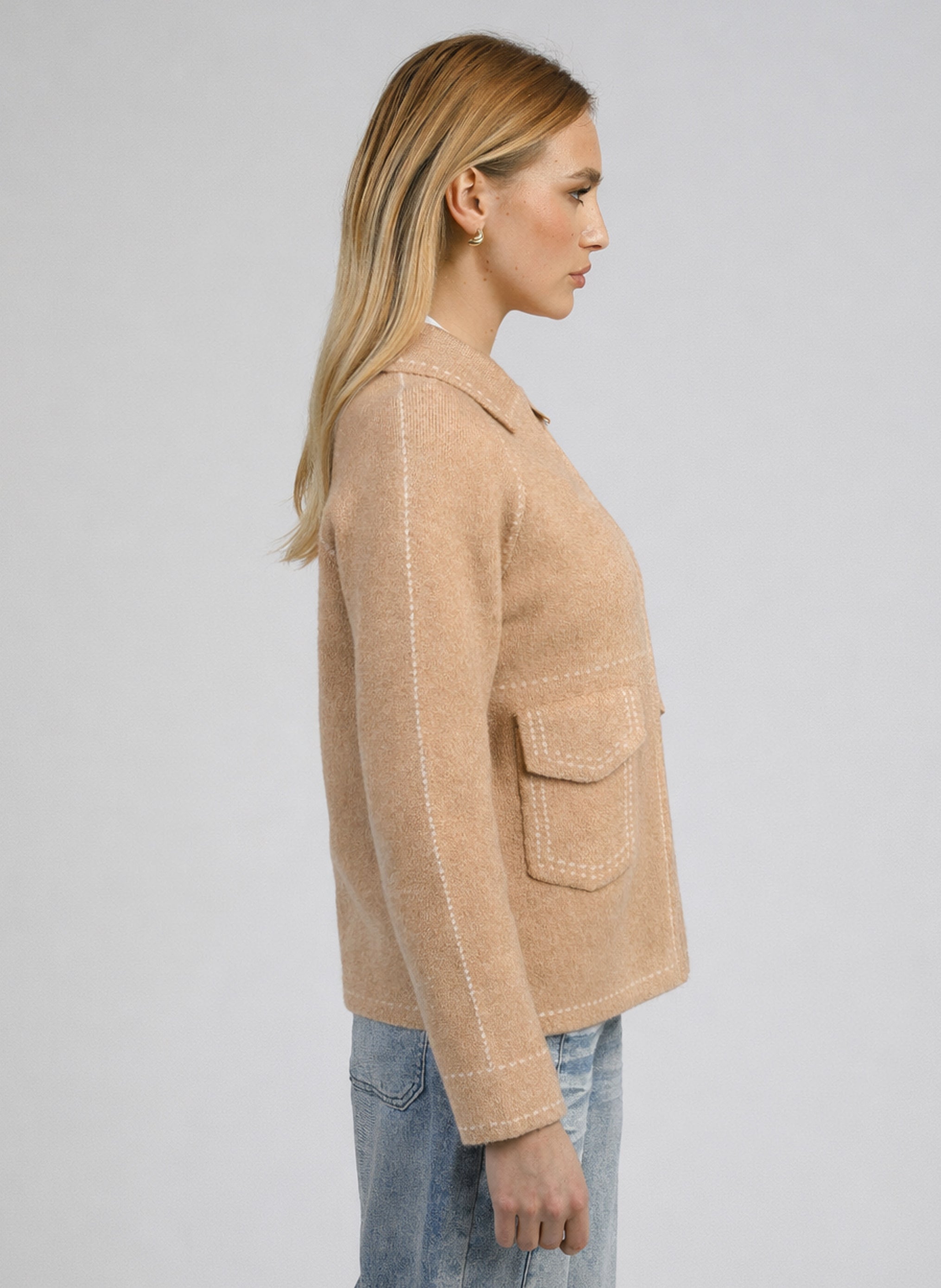 GILET NIBA beige