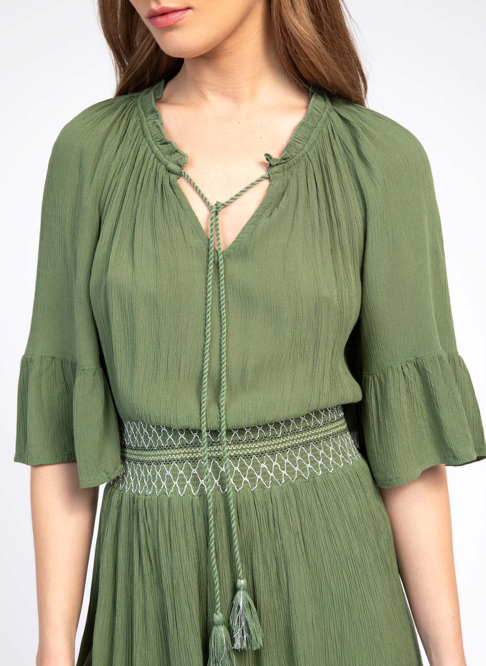 ROBE COURTE OBASTY olive