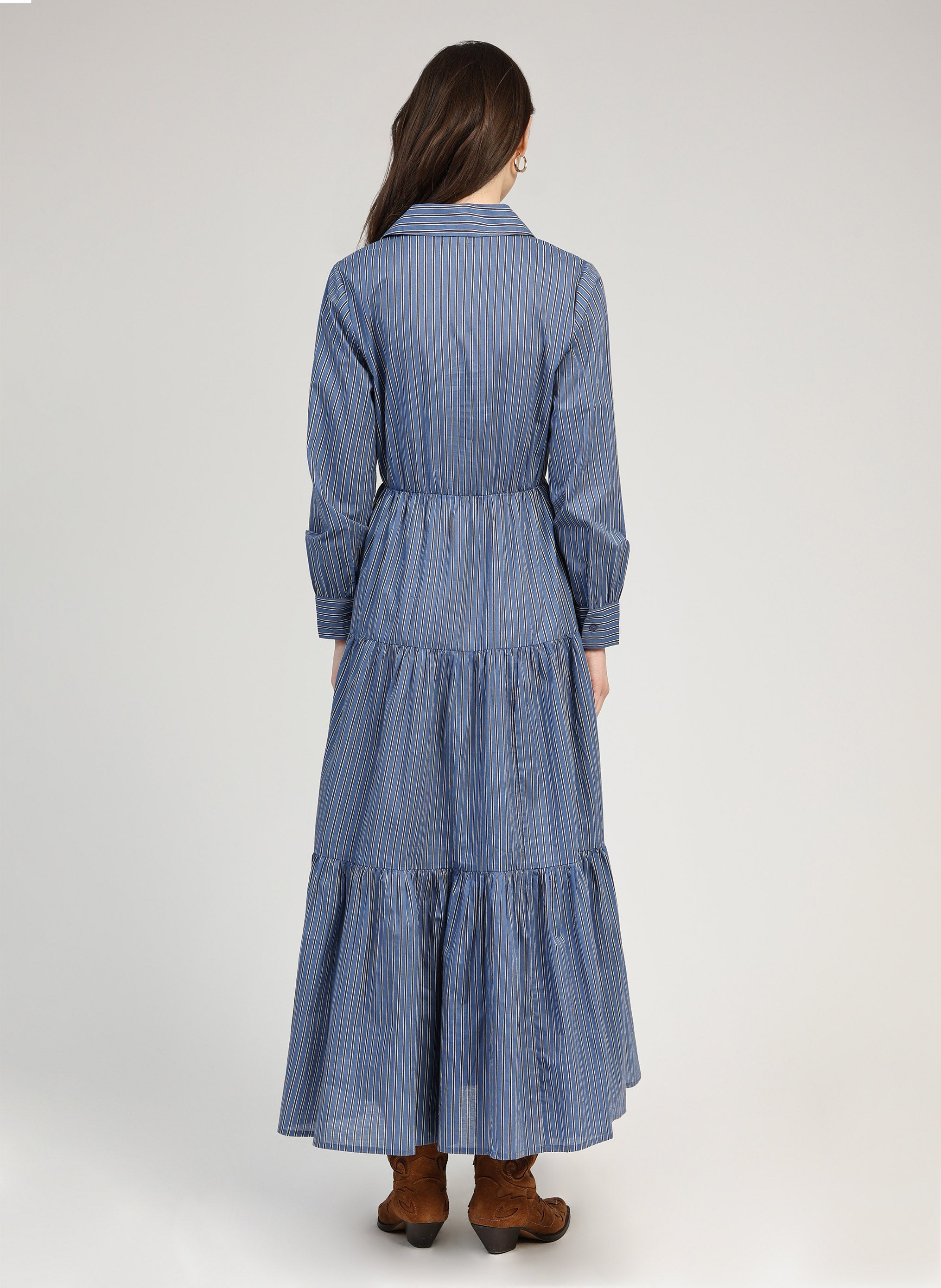 LONG DRESS OCHARME blois indigo