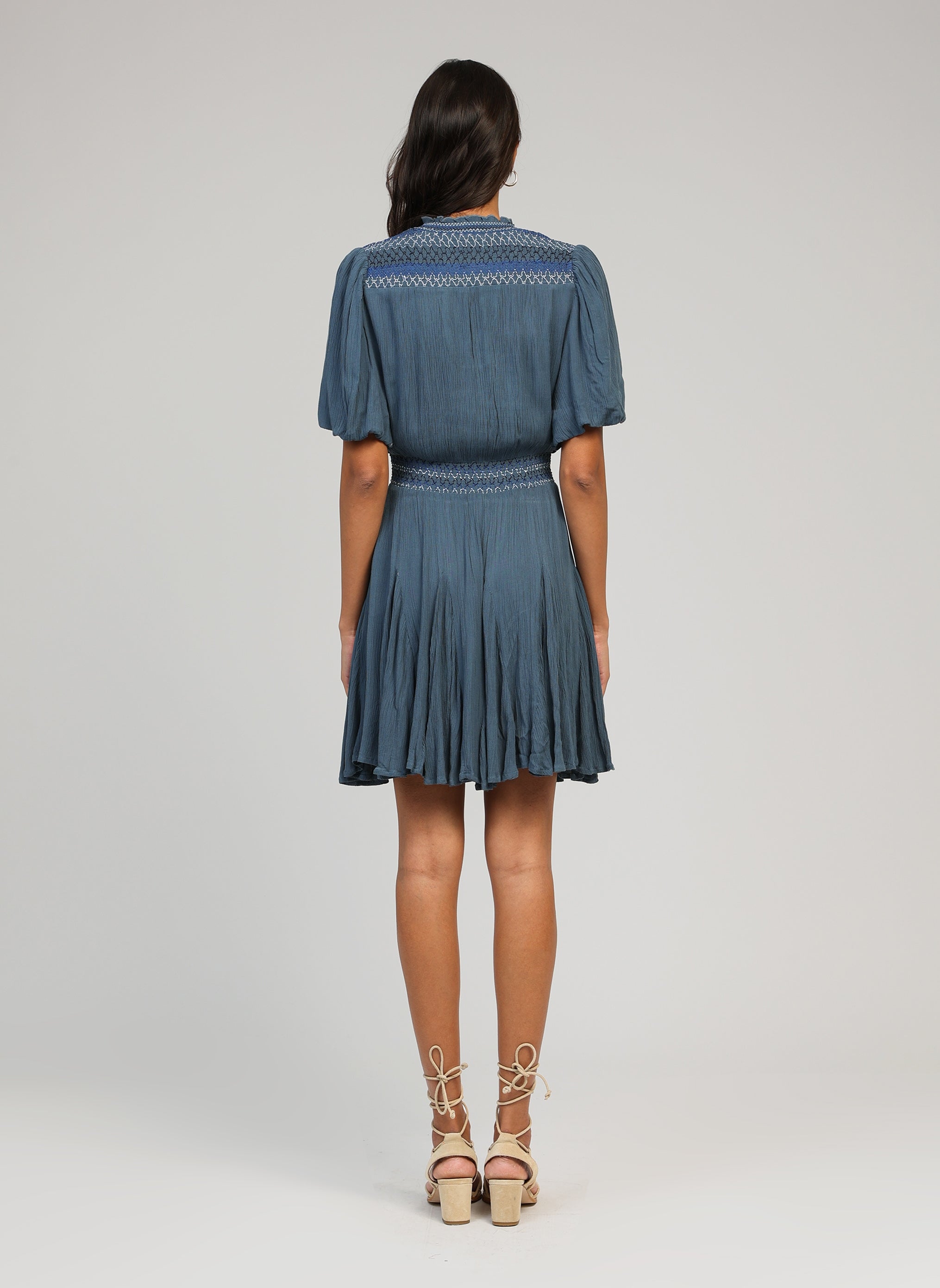 OCLAUDE SHORT DRESS blue