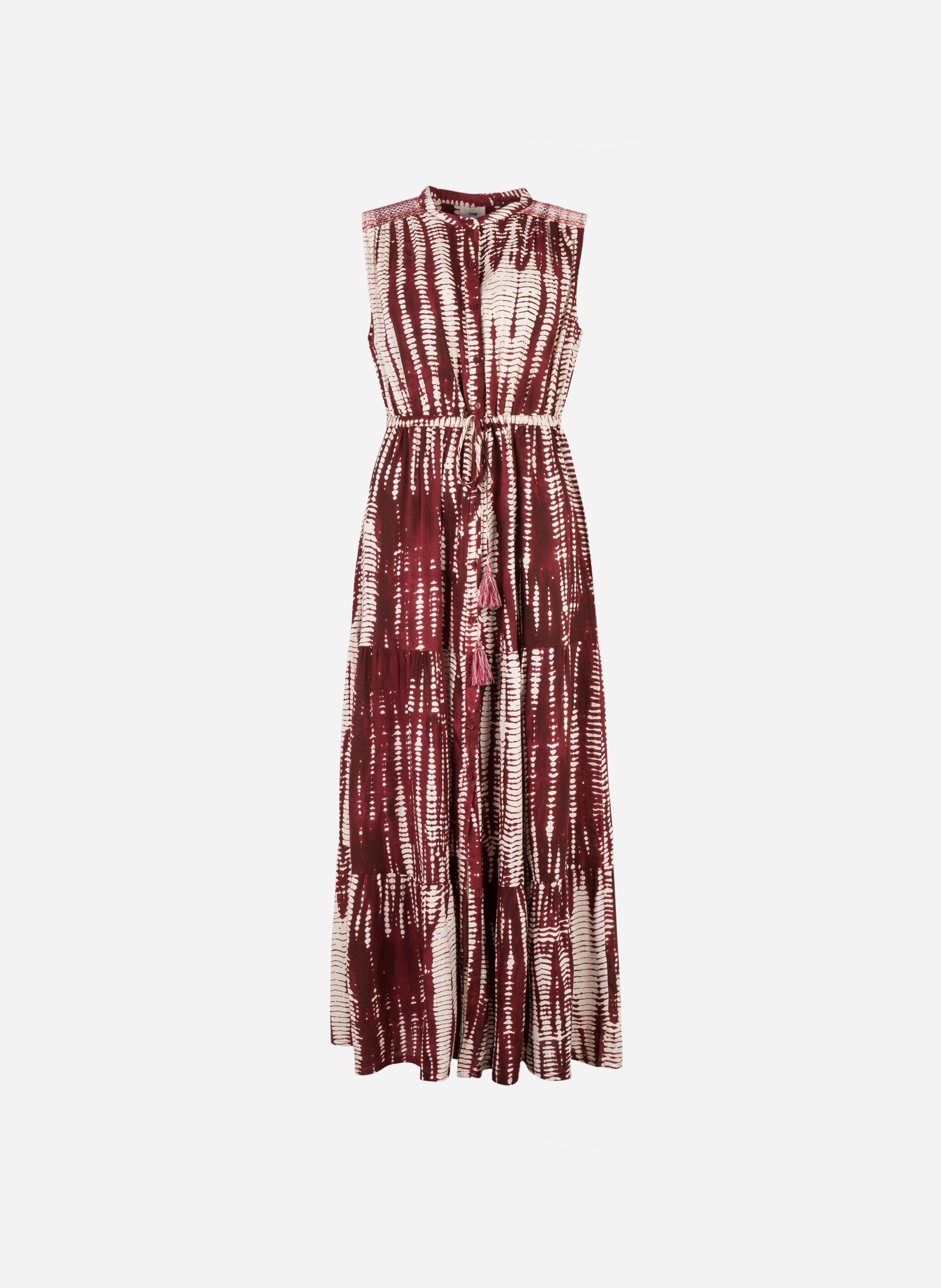 ROBE LONGUE ODALYSA bordeau