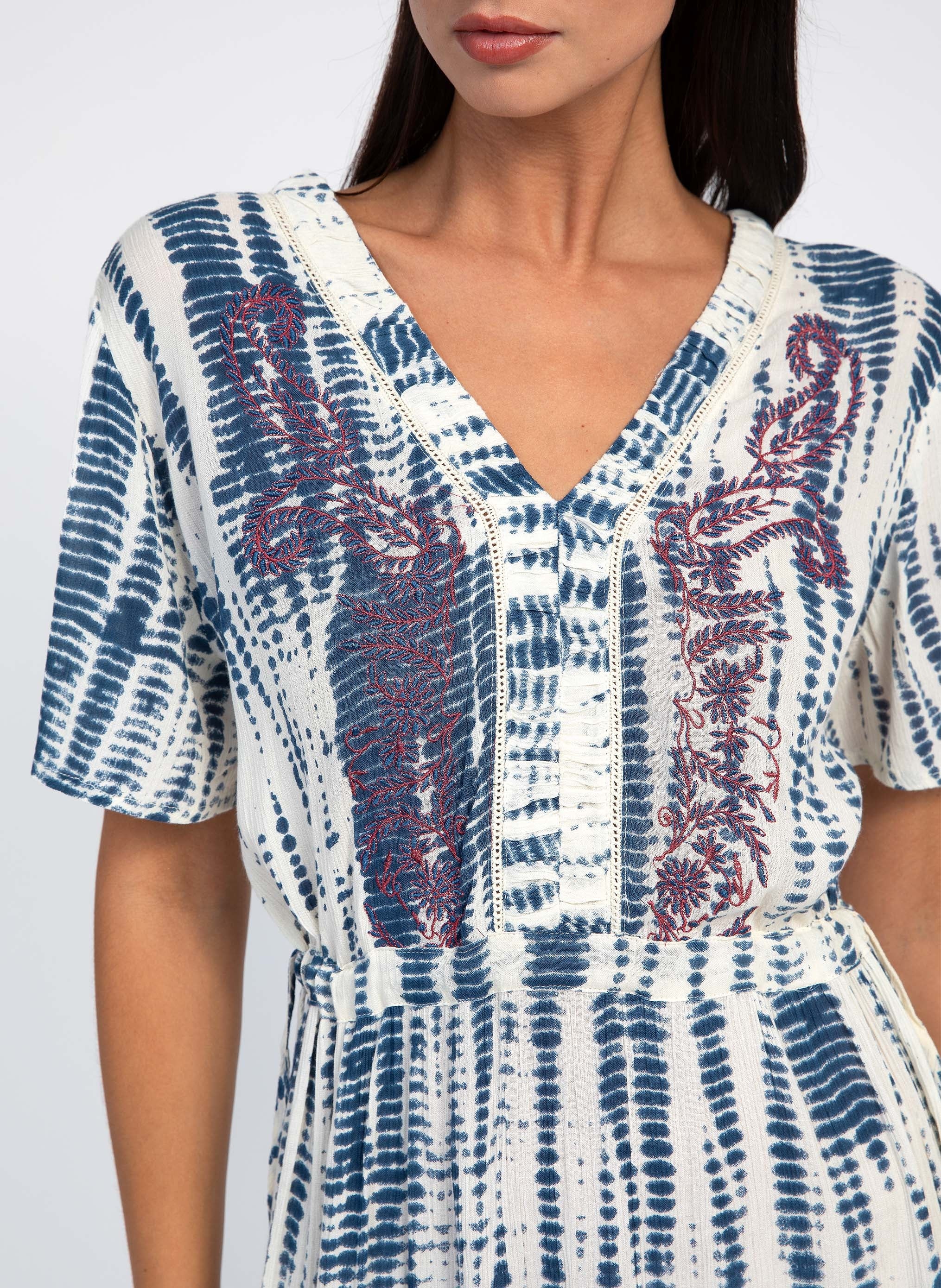 ROBE LONGUE ONY bleu