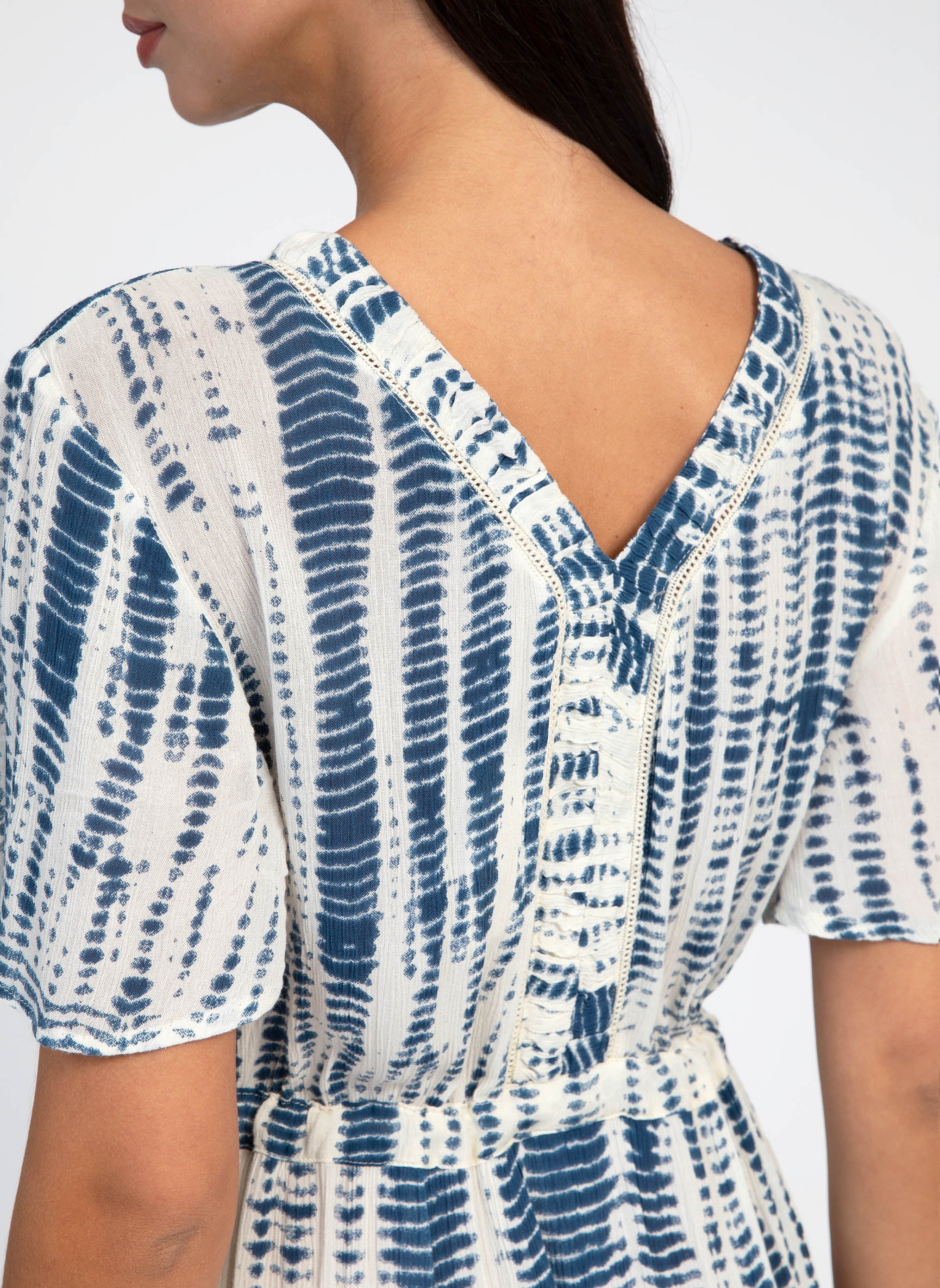 ROBE LONGUE ONY bleu