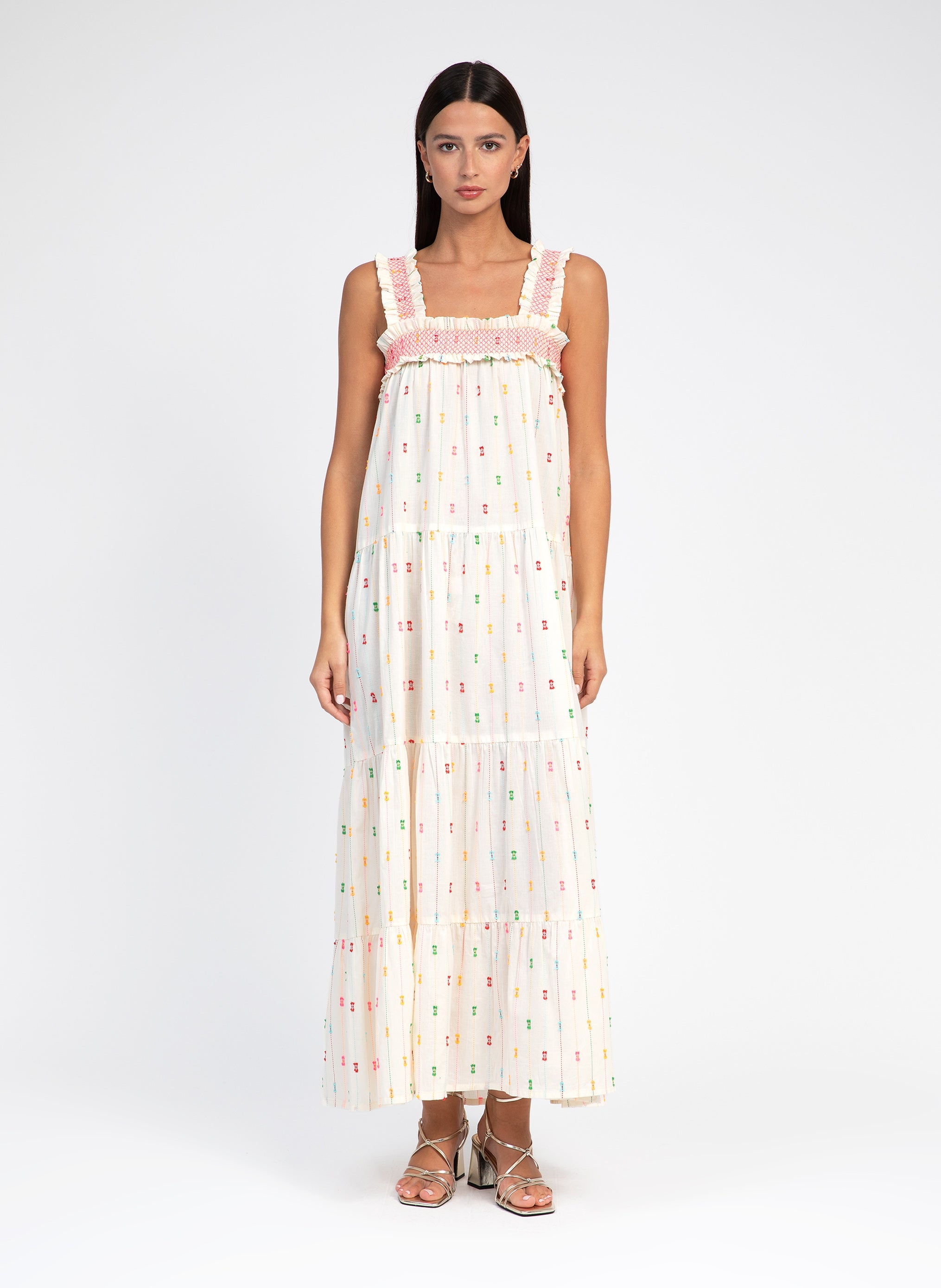 ROBE LONGUE OPALE ecru