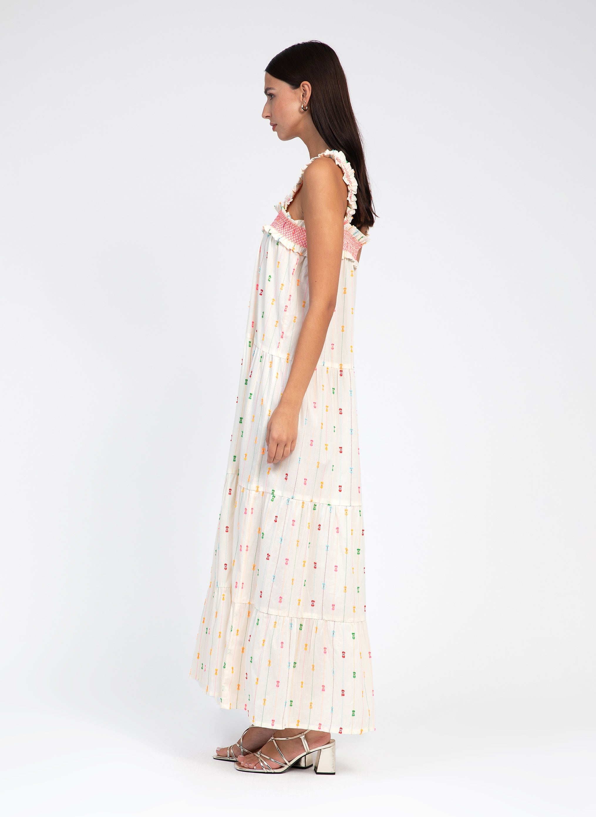 ROBE LONGUE OPALE ecru