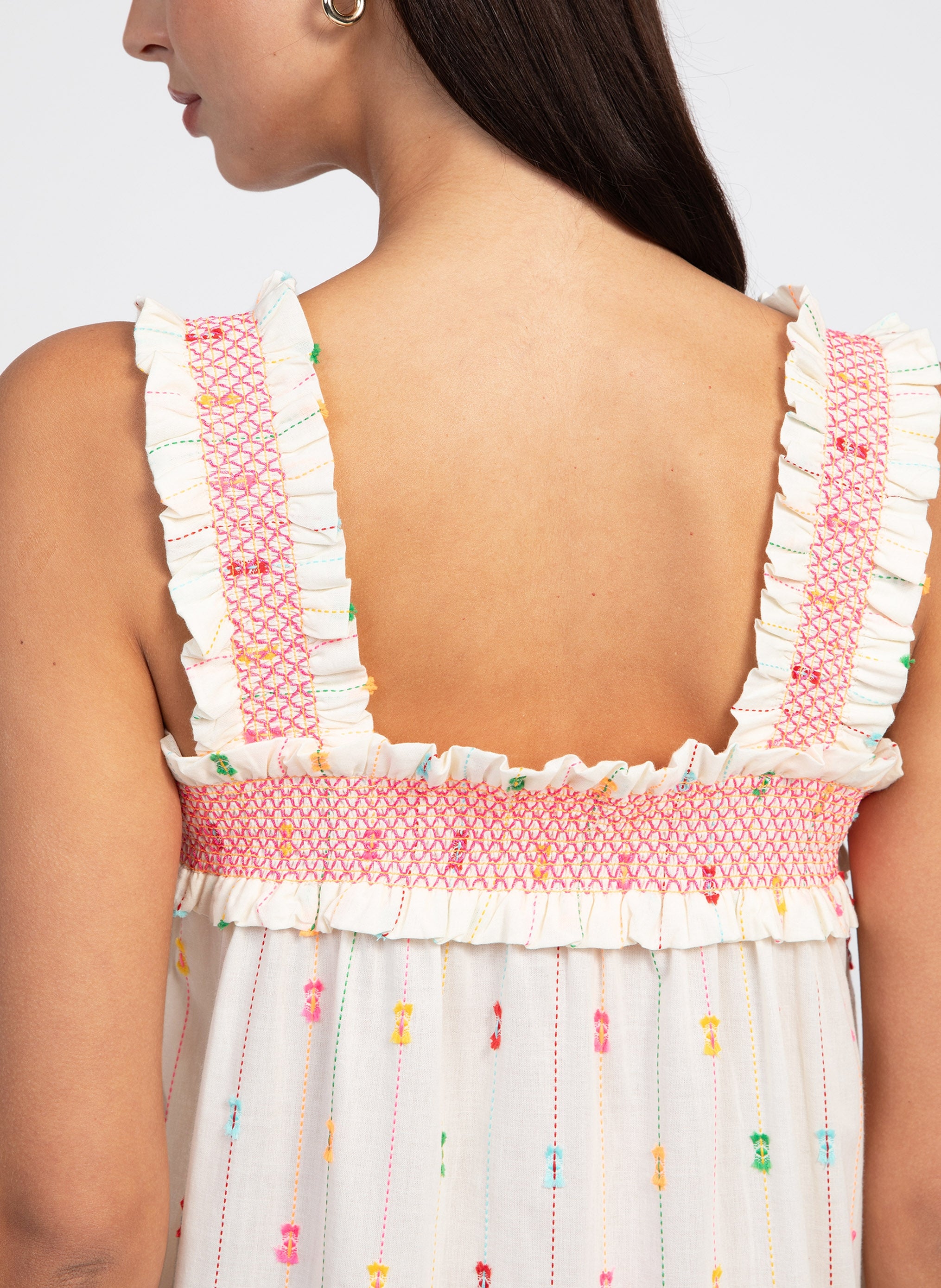 ROBE LONGUE OPALE ecru