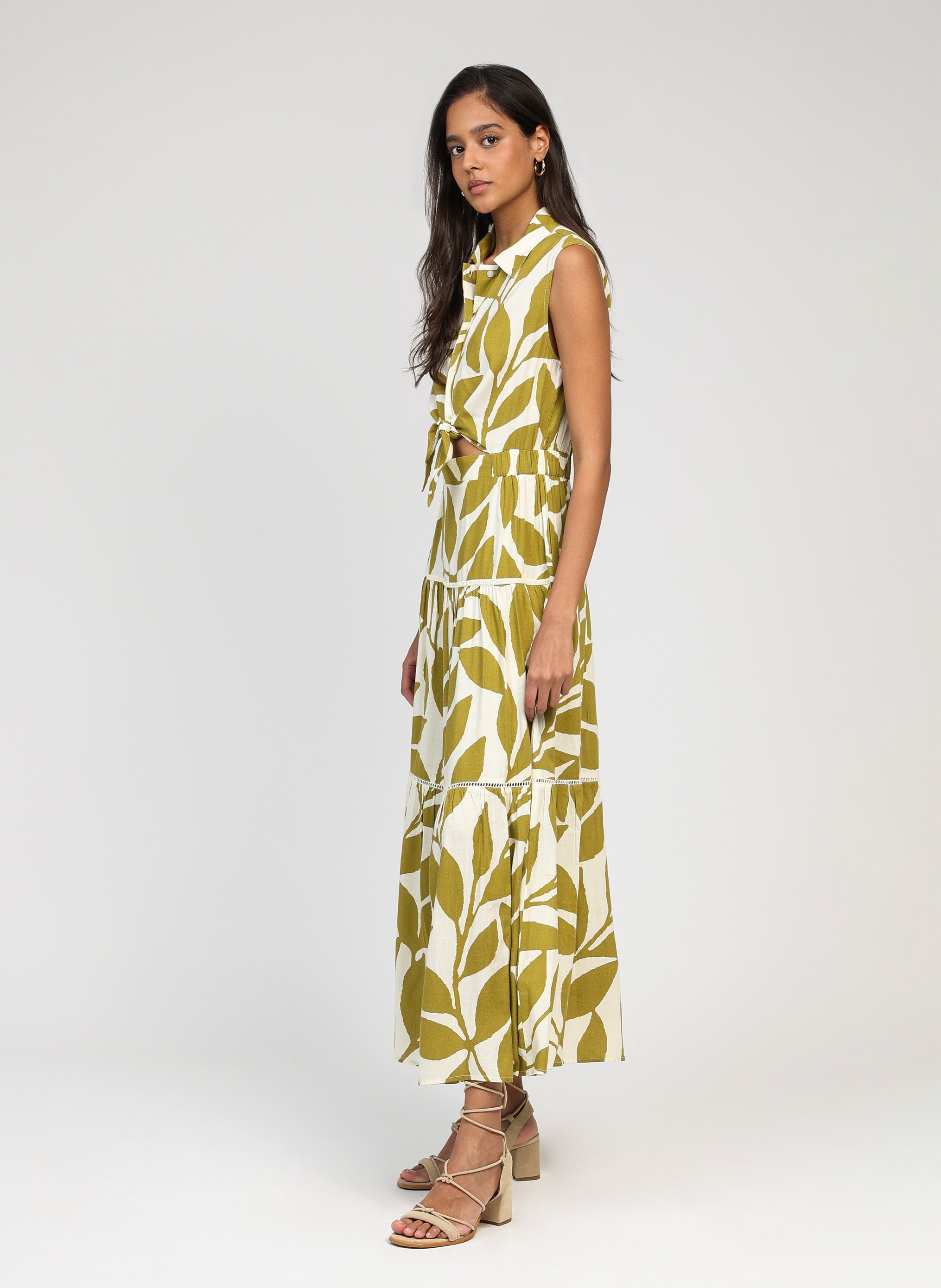 LONG DRESS OPAVIA liam olive