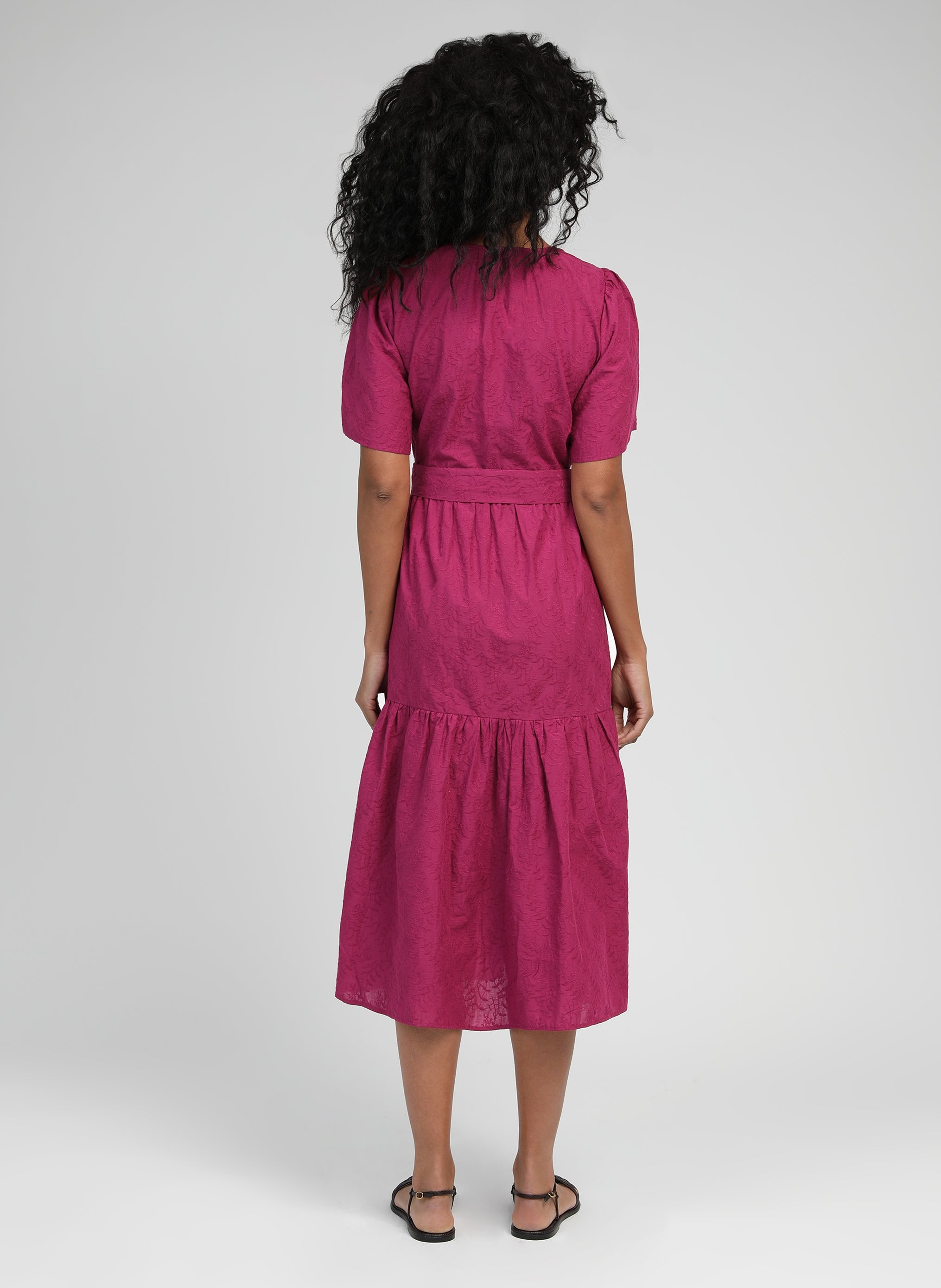 ORAZILA cherry MIDI DRESS