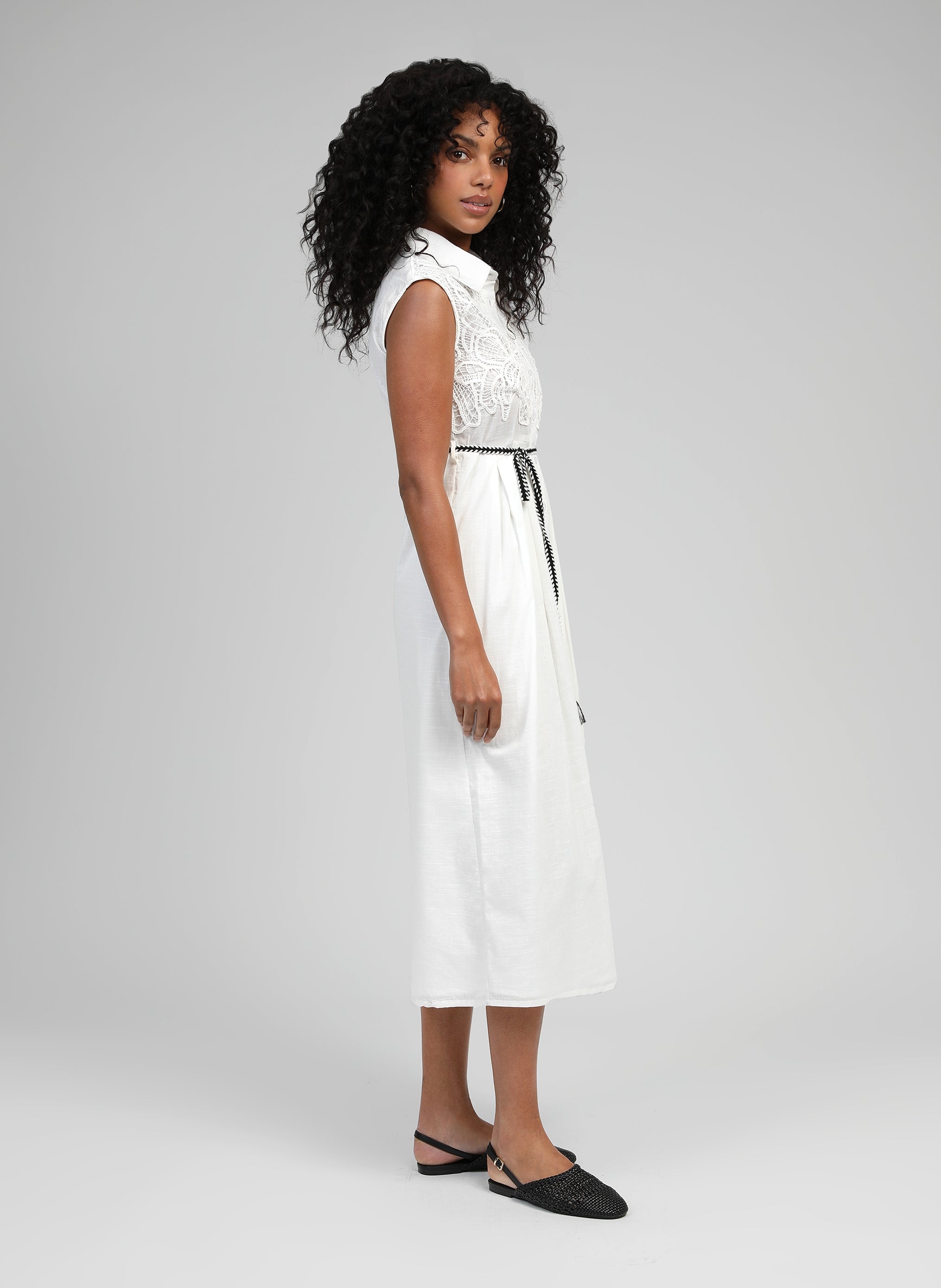 ROBE LONGUE ORENIA blanc