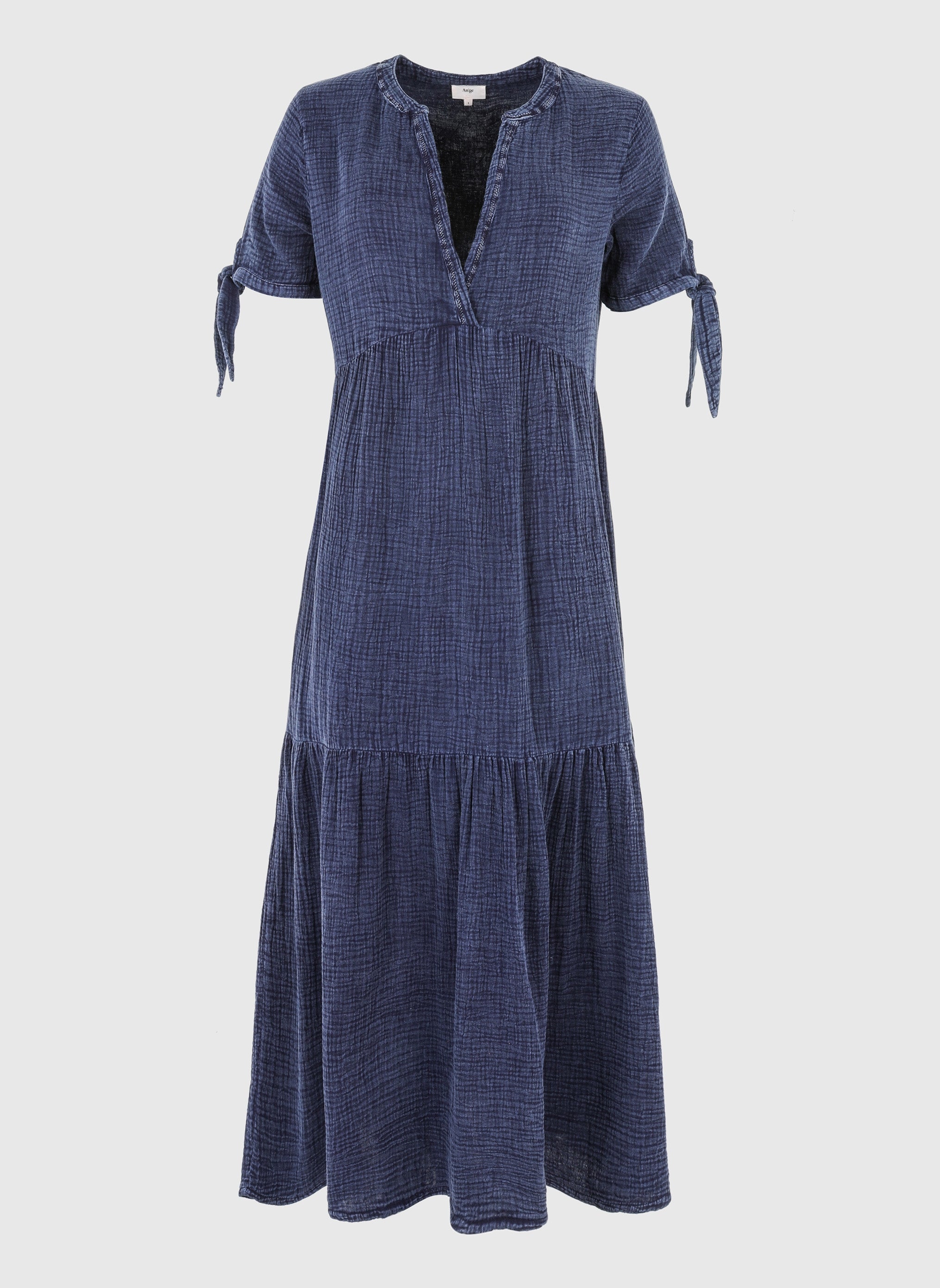 ROBE LONGUE OSAMDOU indigo