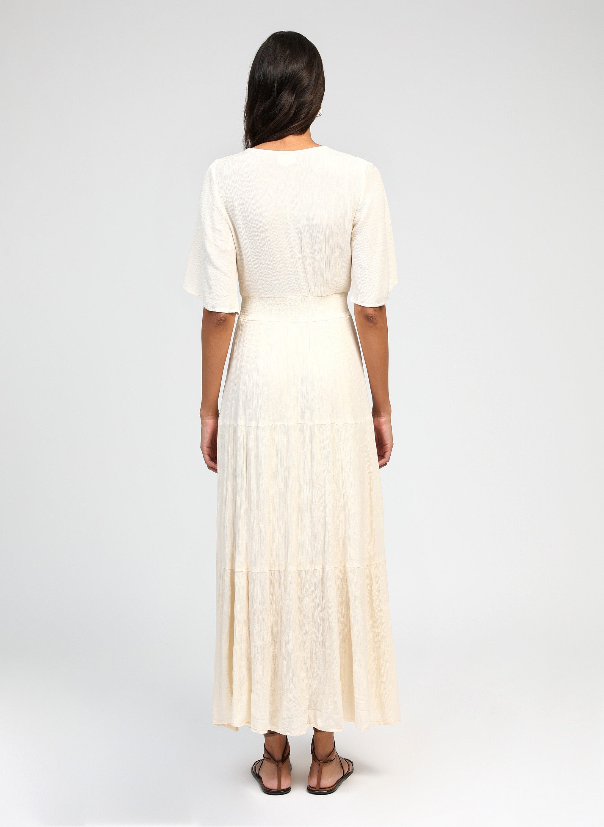 OSUNCHA LONG DRESS ecru