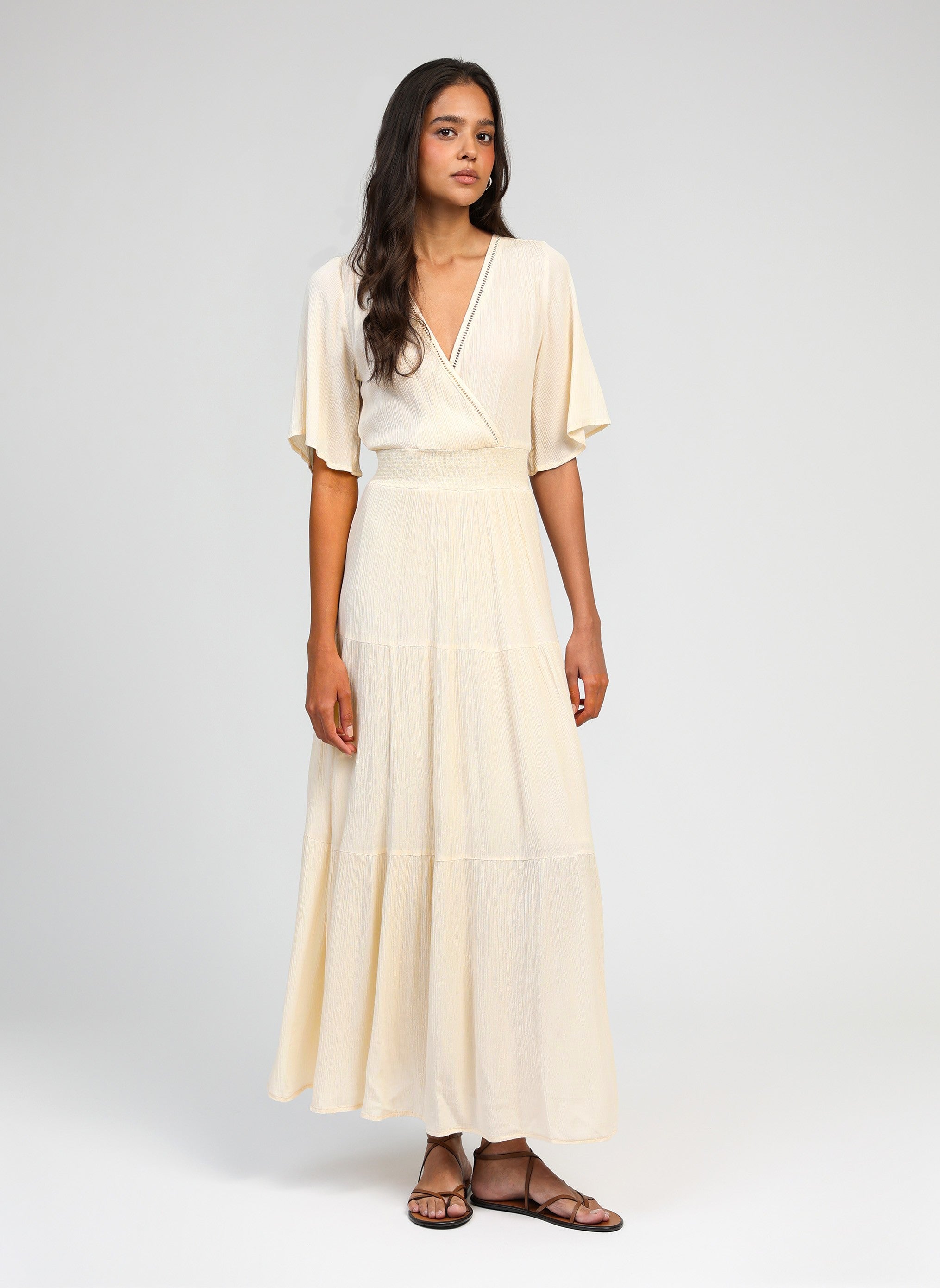 ROBE LONGUE OSUNCHALA vanille