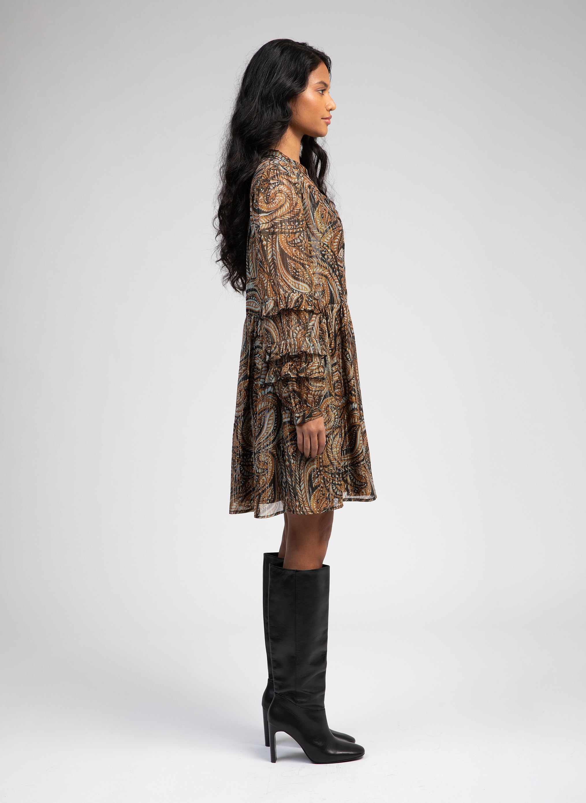 ROBE COURTE OVOLA palandri caramel