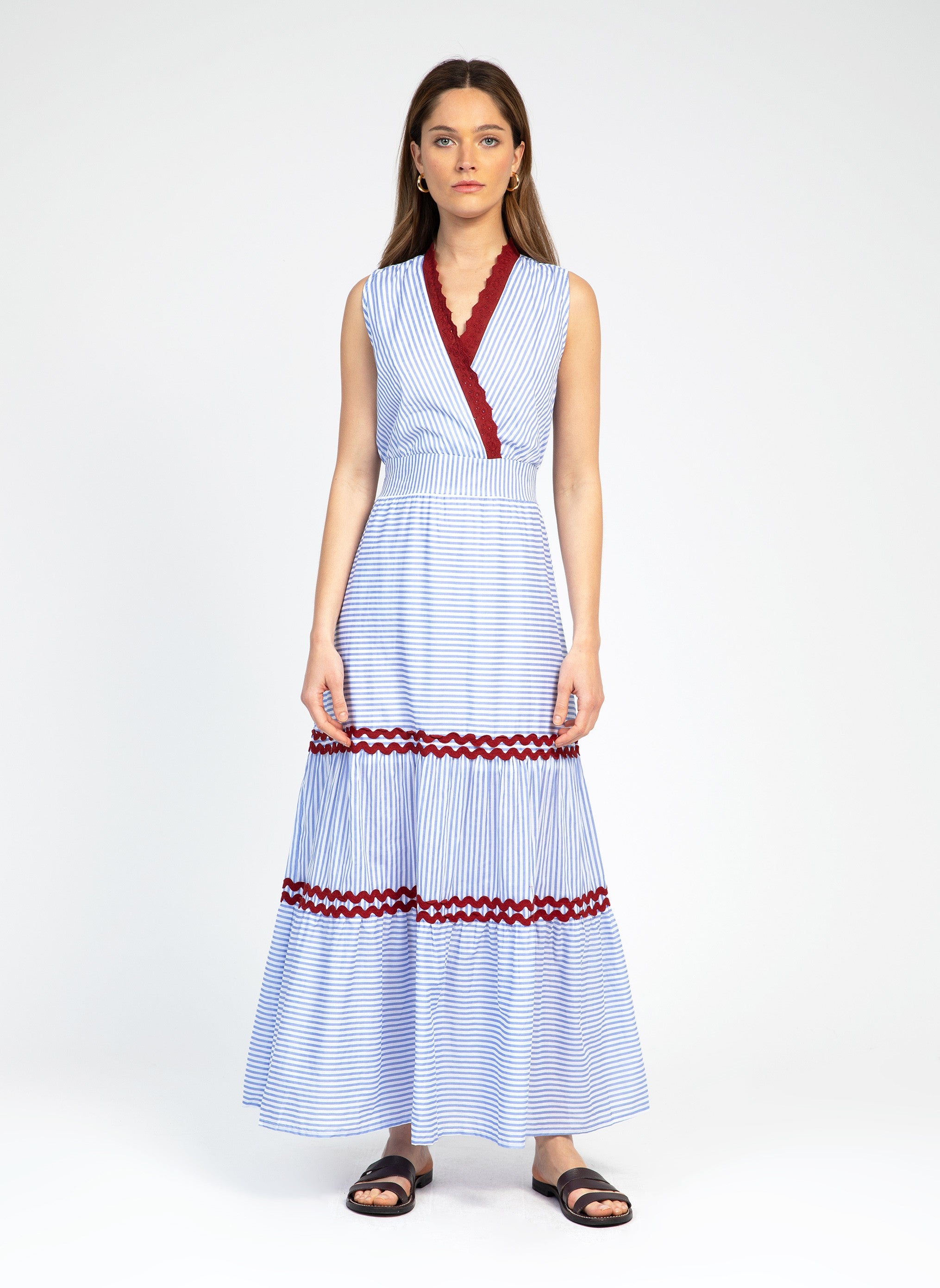 ROBE LONGUE OWENY rayure