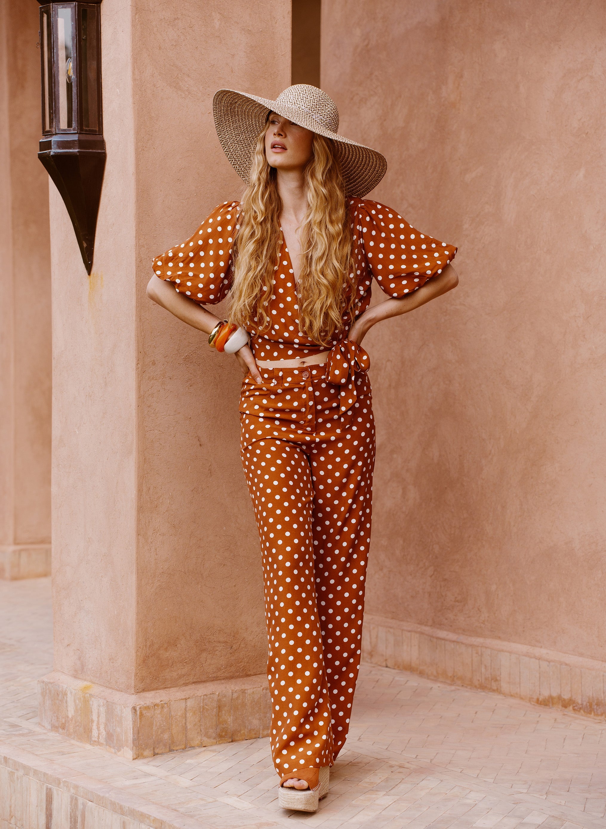 PANTALON PHOEBEE liapa bleu