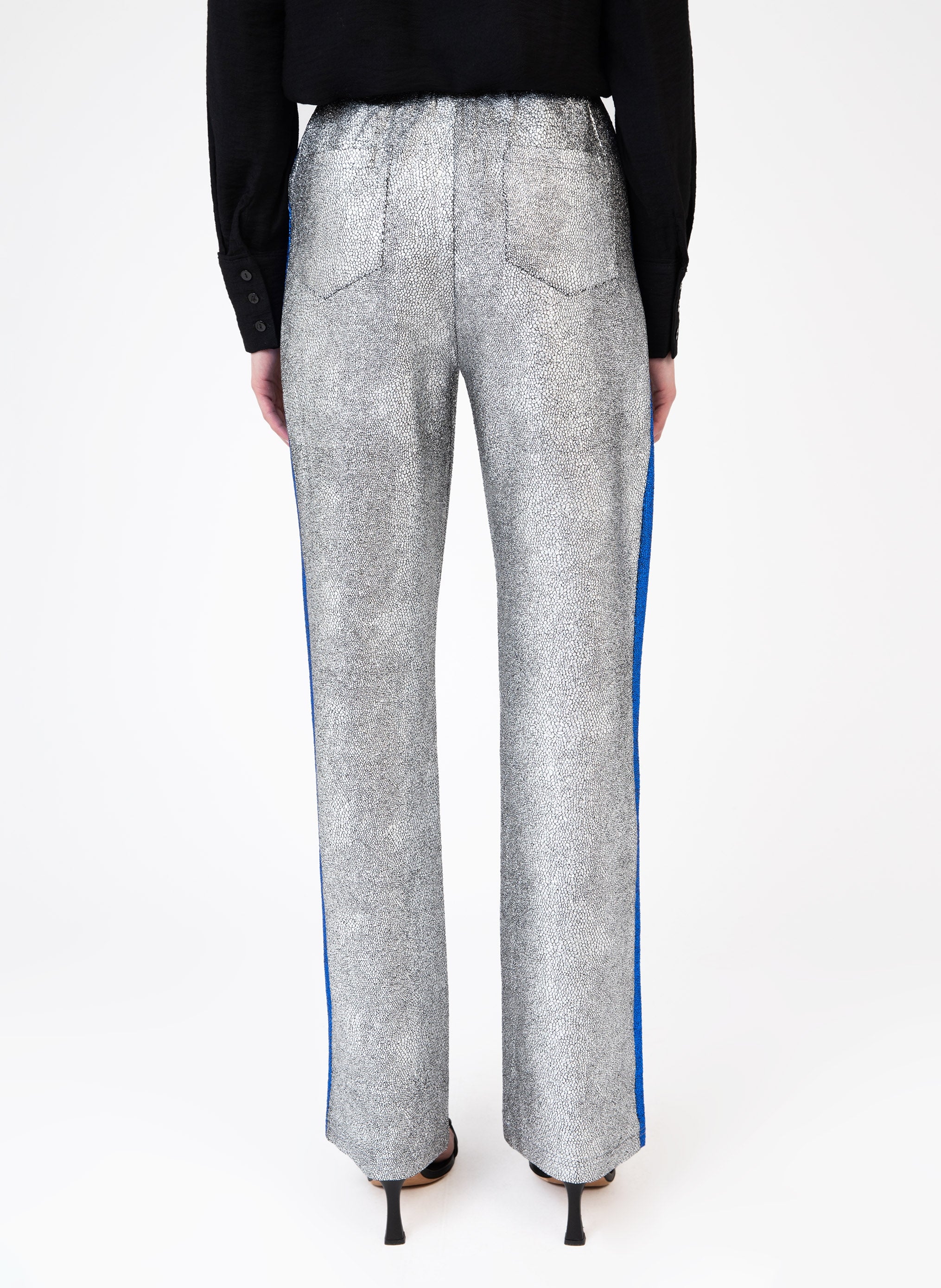 PIEROLY silver PANTALON