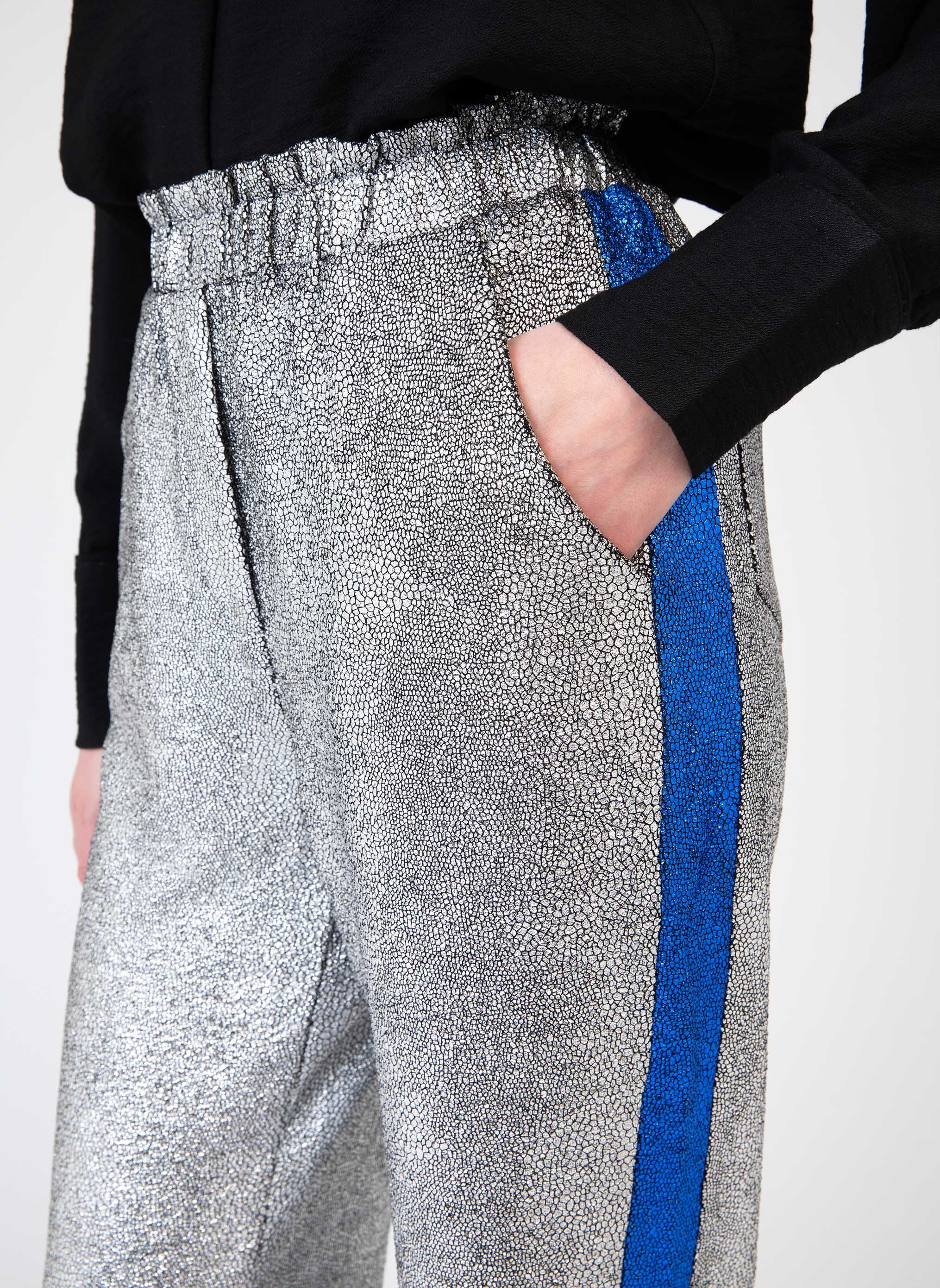 PIEROLY silver PANTALON