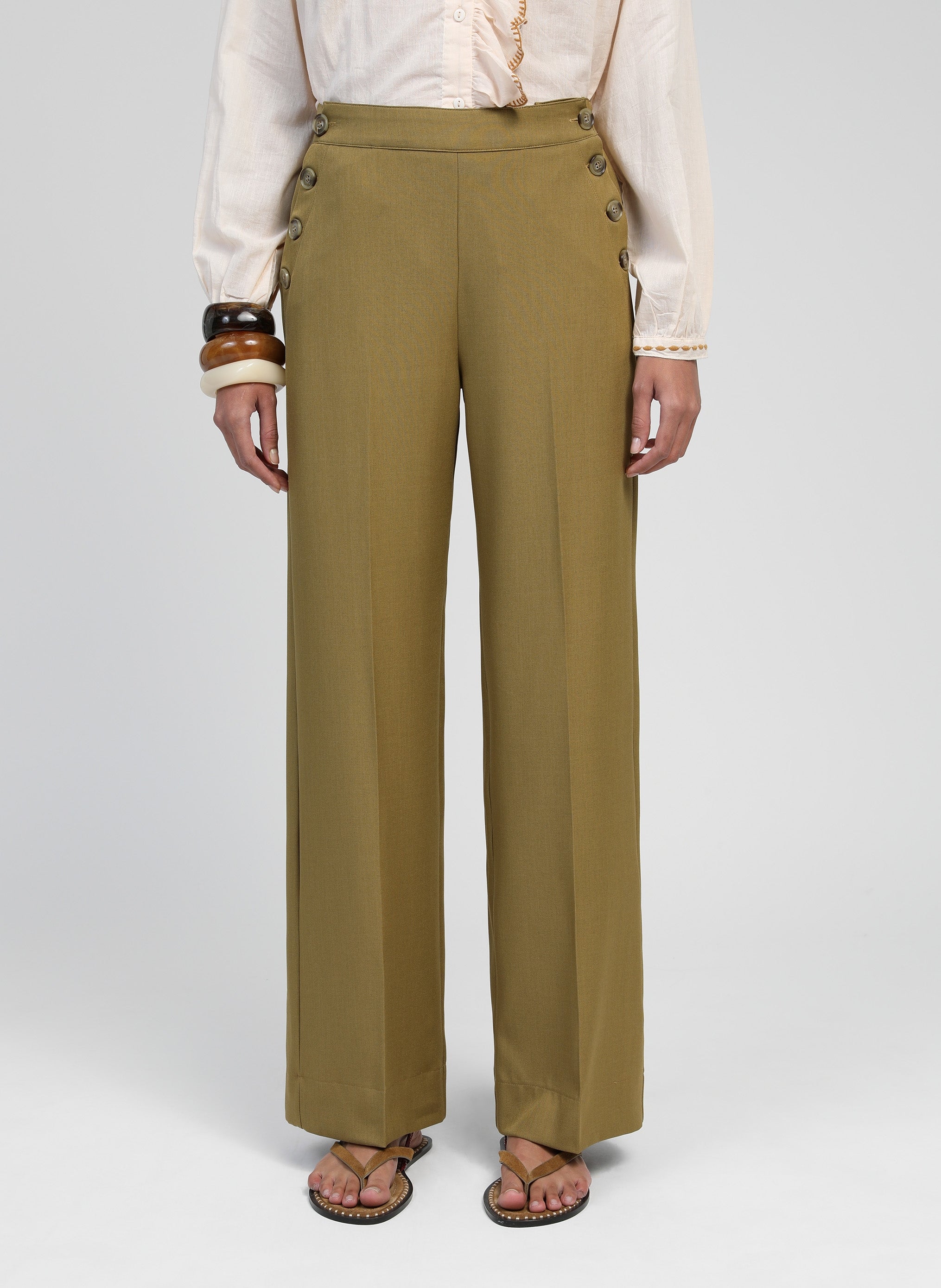 PONARY PANTALON olive