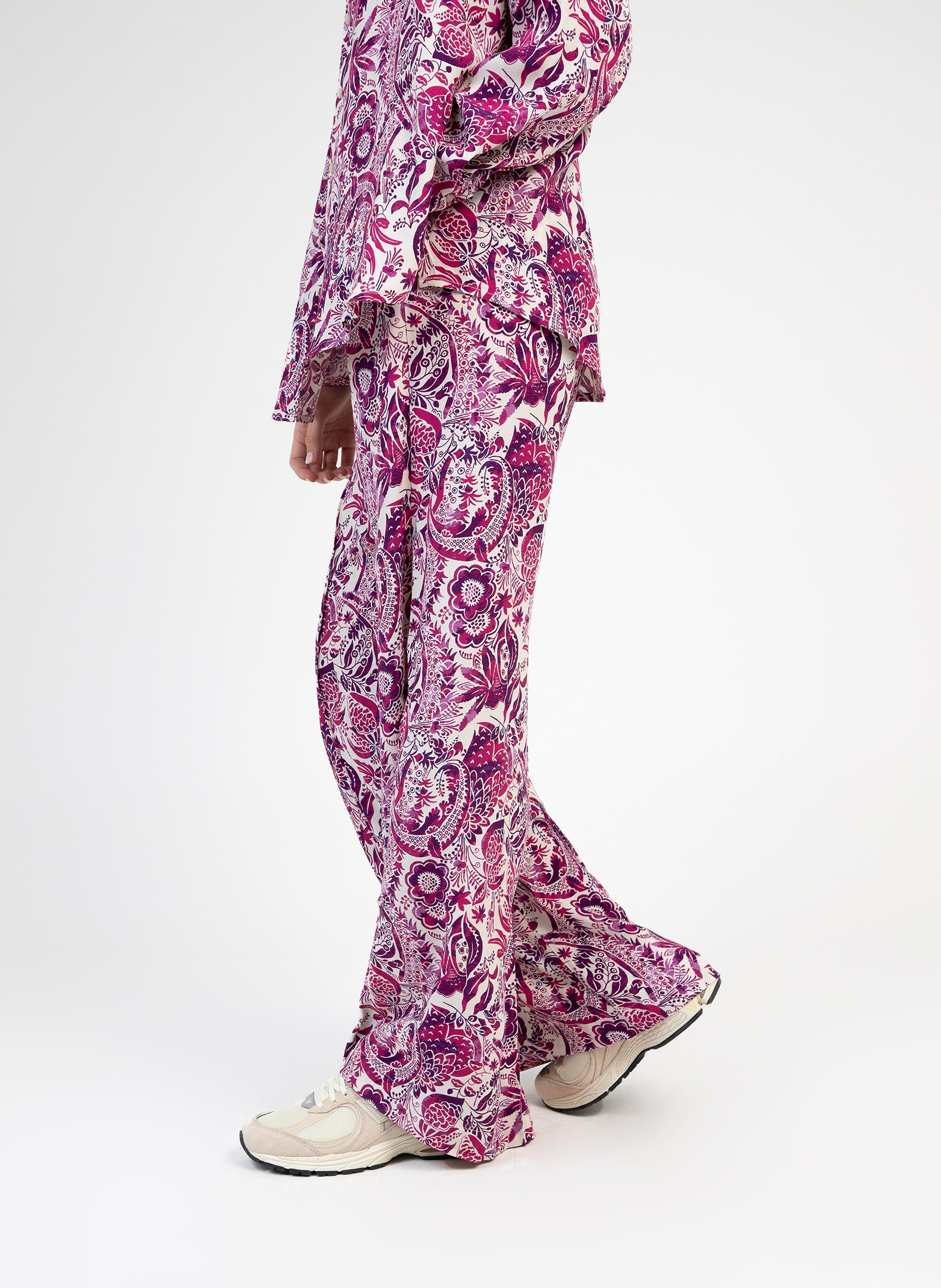 PANTALON PREPY amandine violet