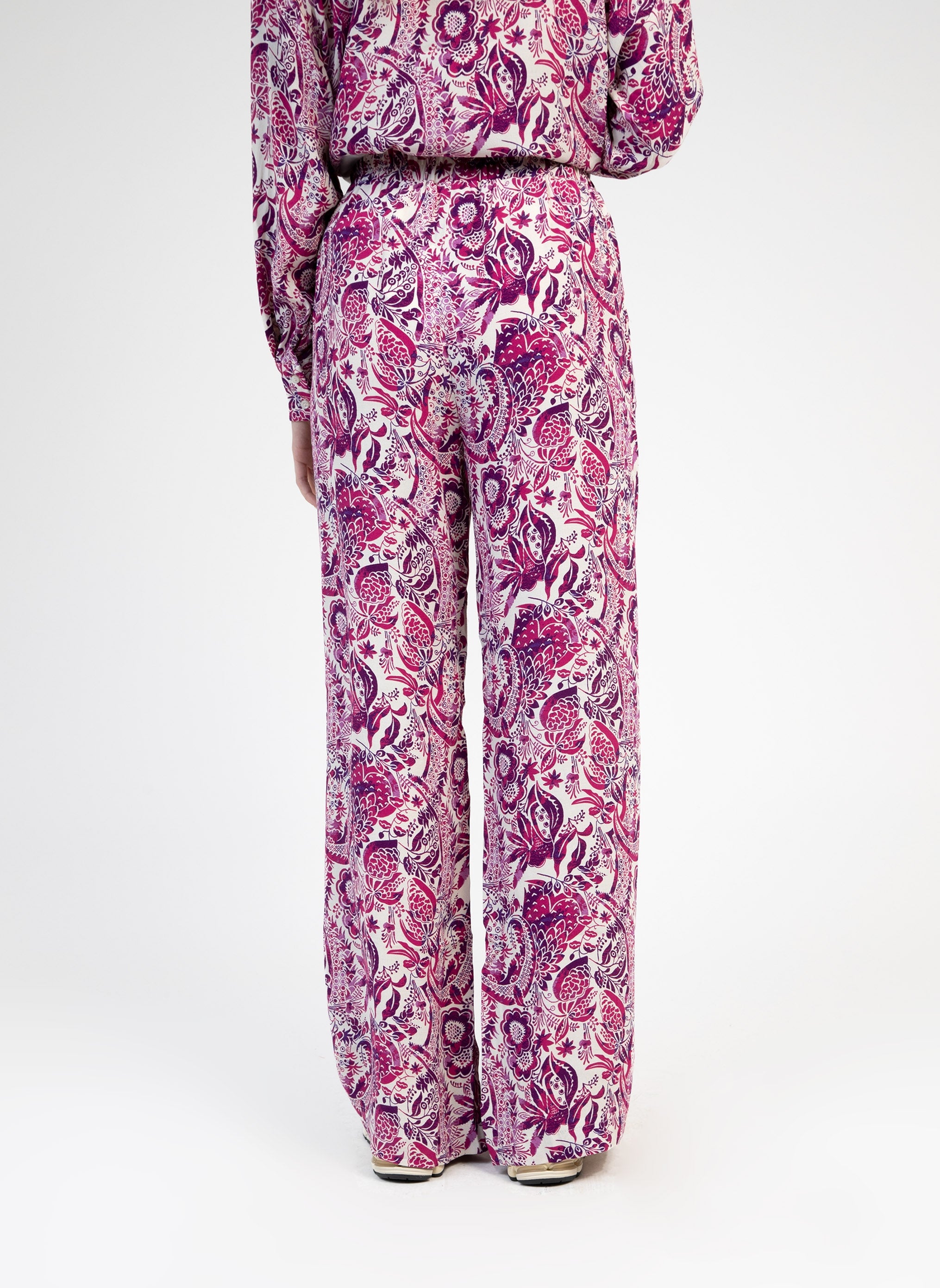 PANTALON PREPY amandine violet