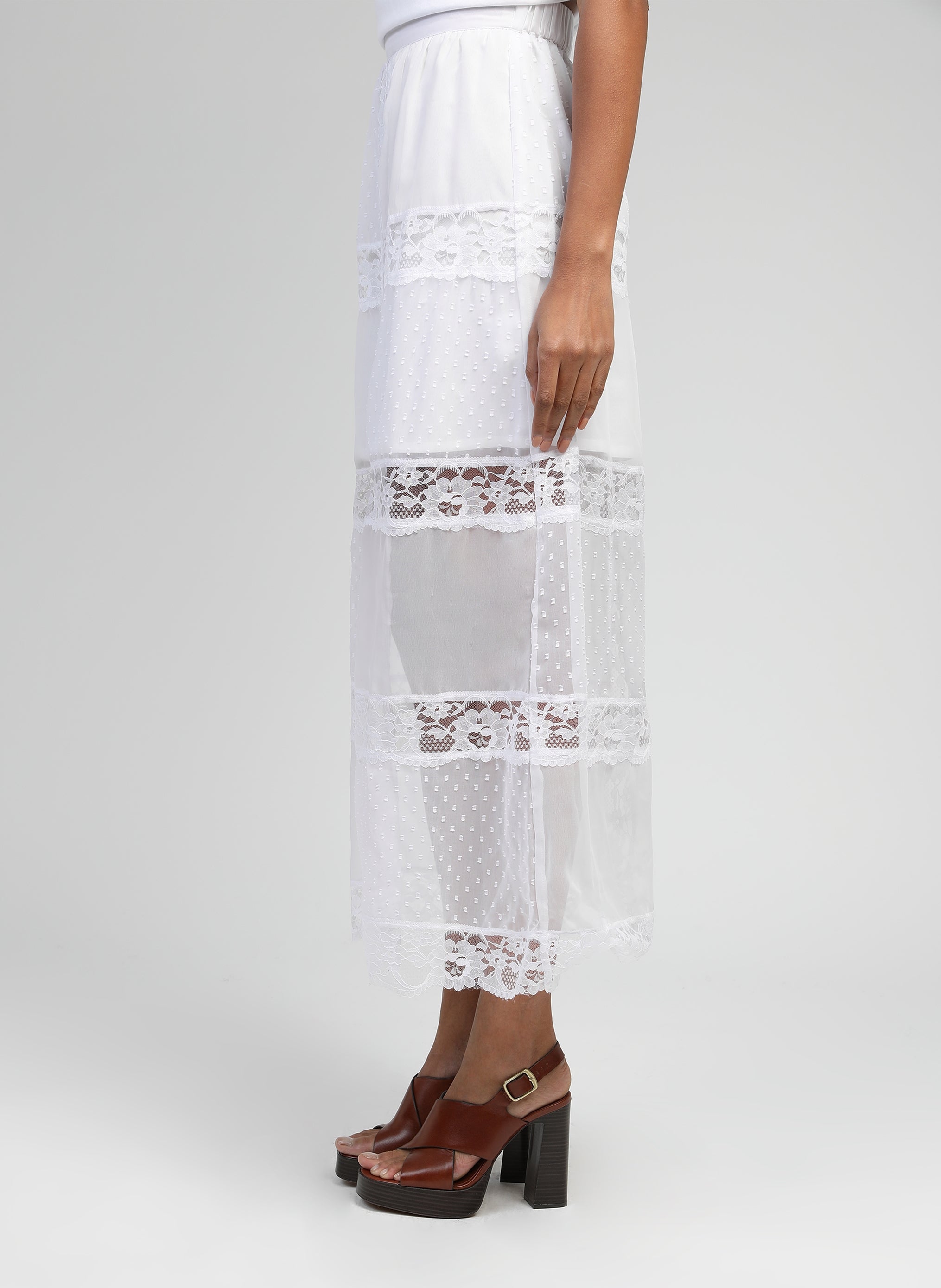 RAVILA FALDA LARGA blanco