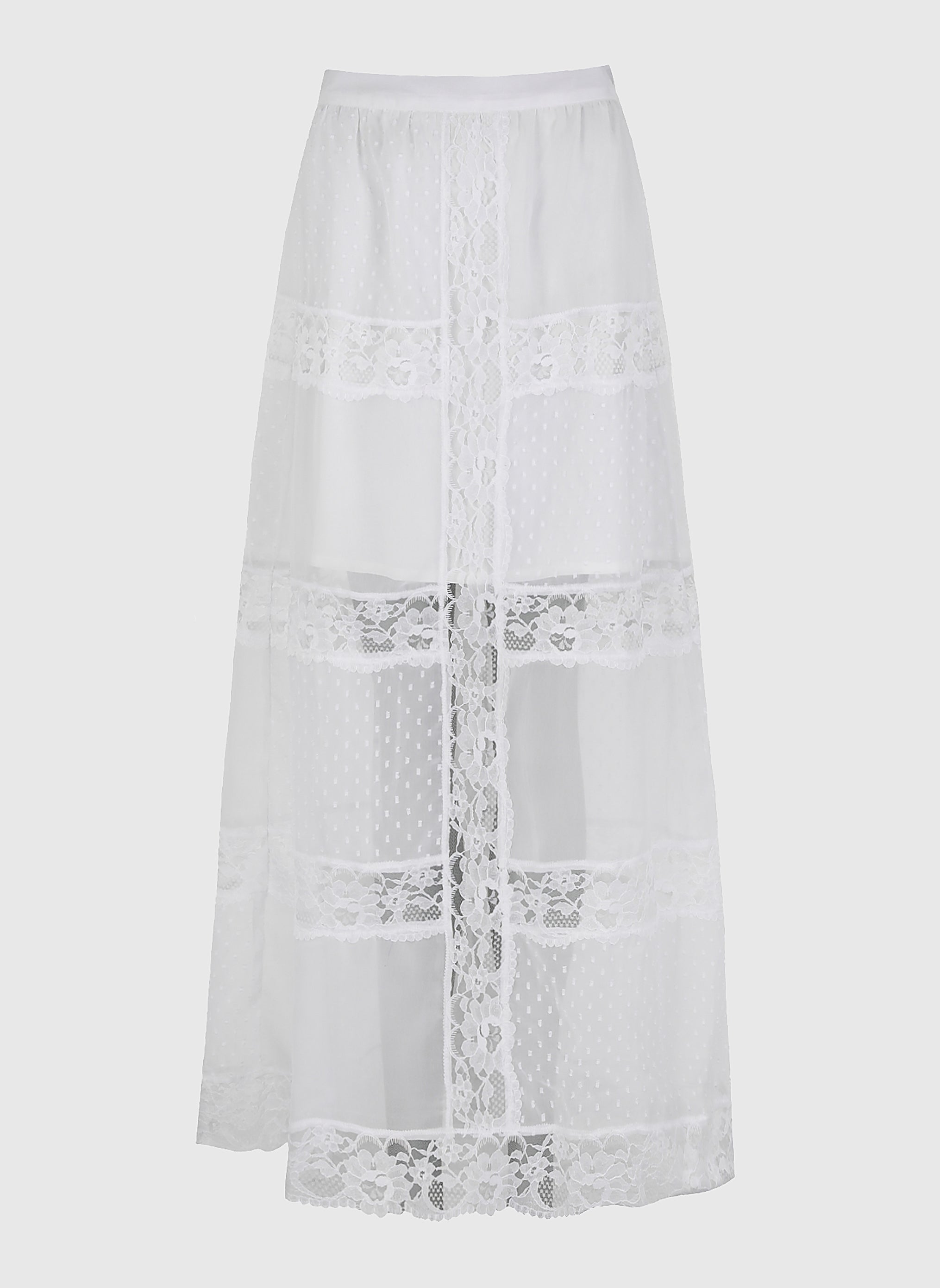 RAVILA FALDA LARGA blanco