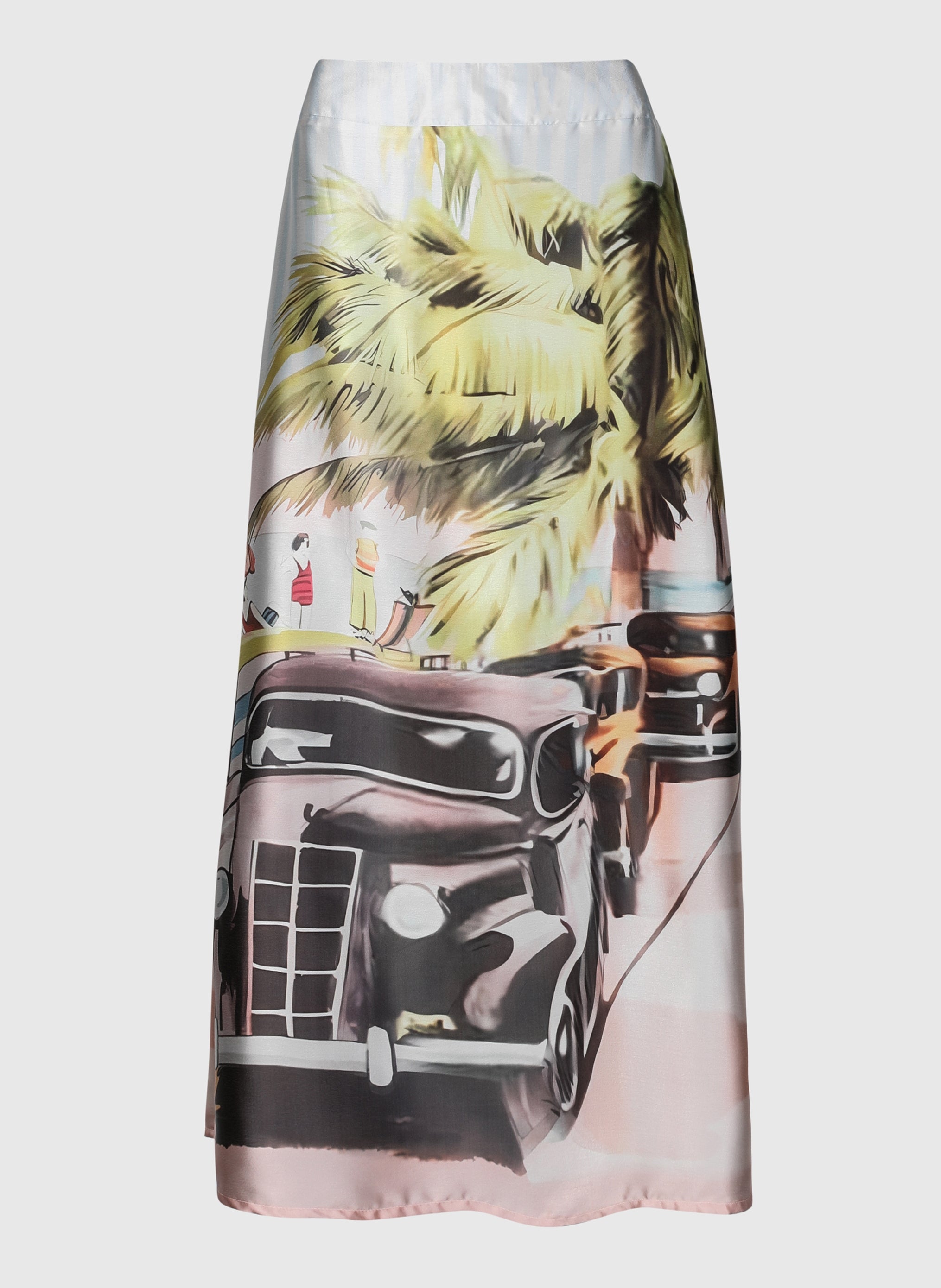 MIDI SKIRT RINALA florida anis