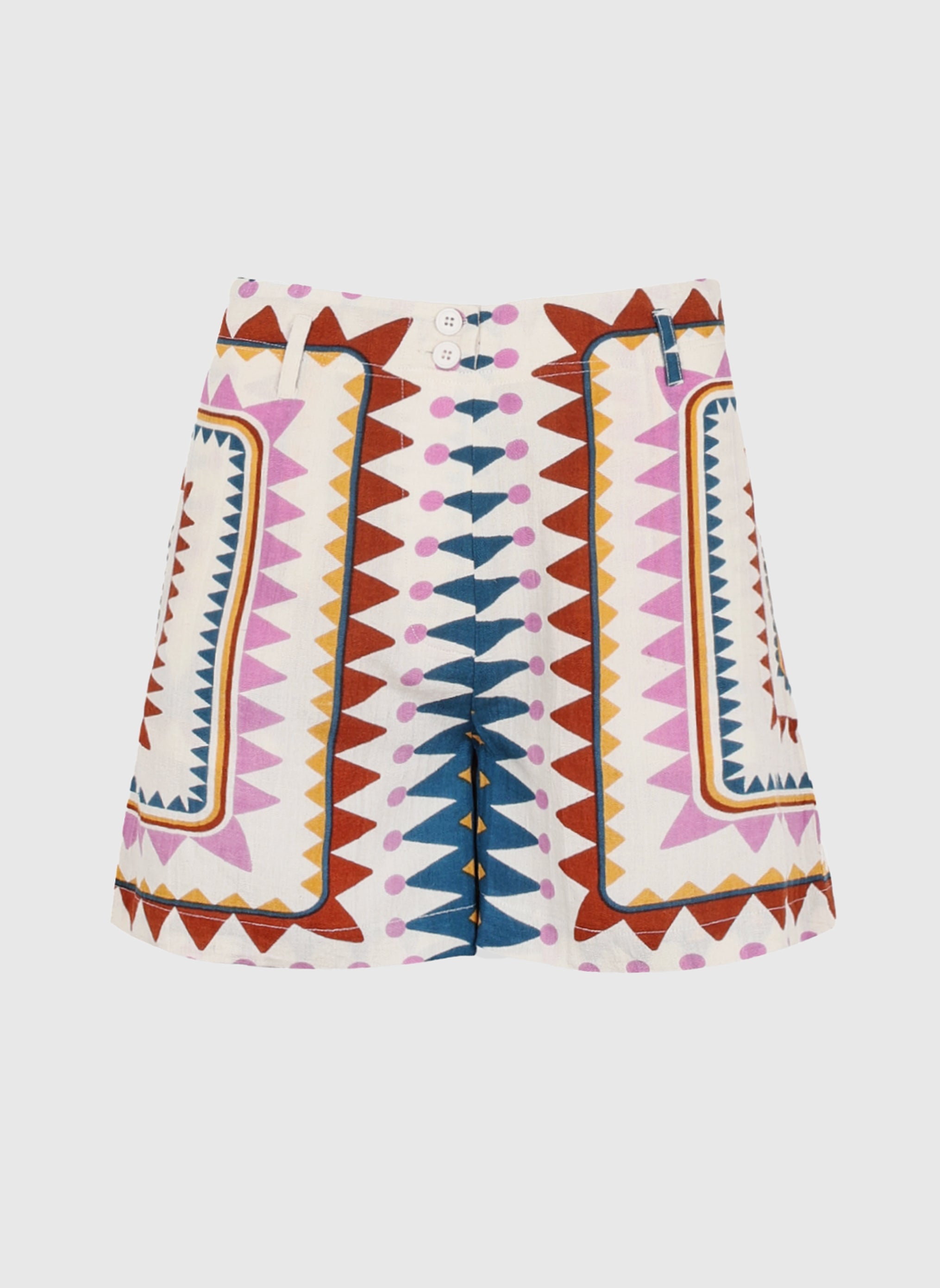 SHORT RIVIANE picoty multico