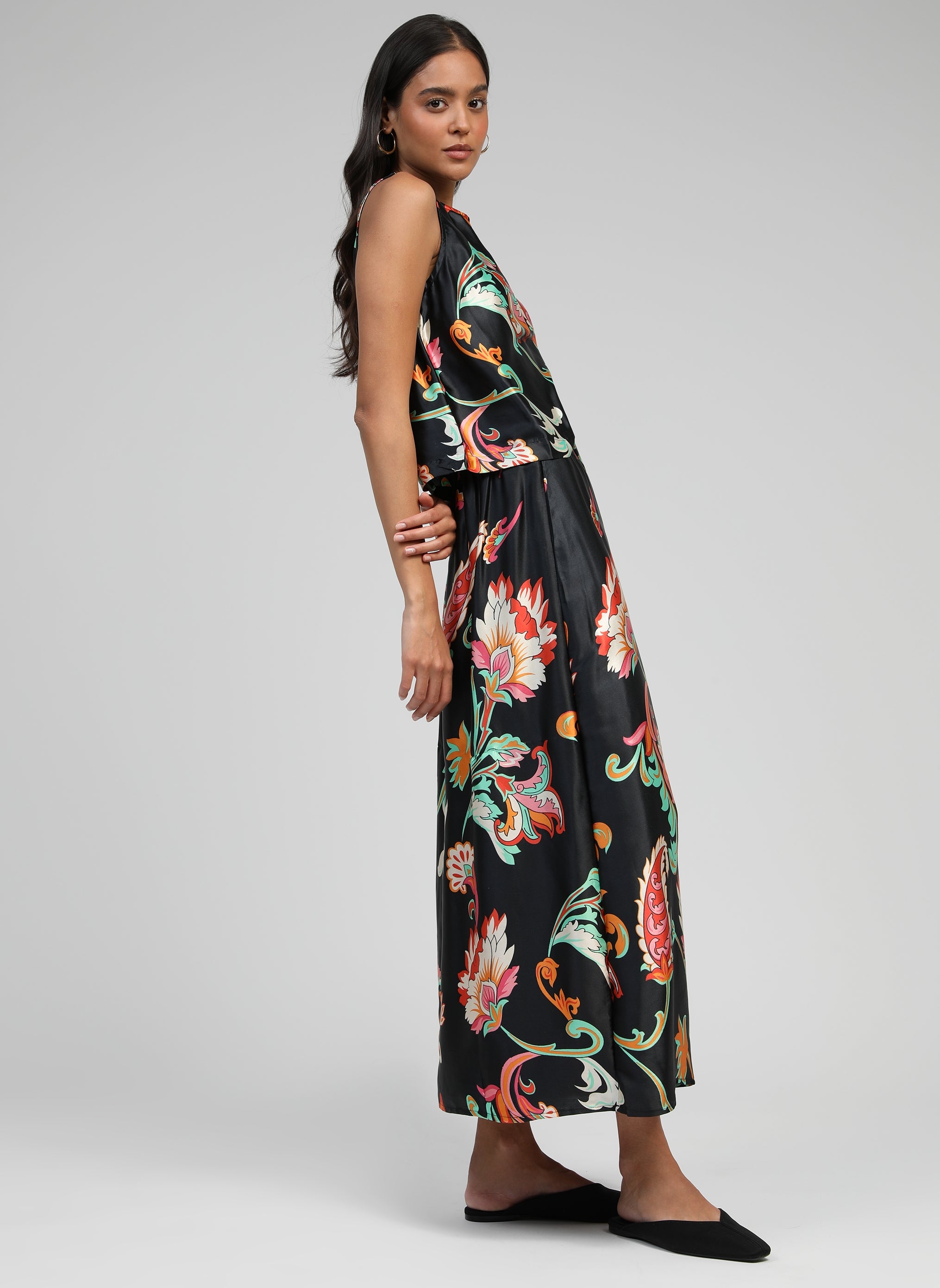 JUPE MIDI ROBILOU indina noir