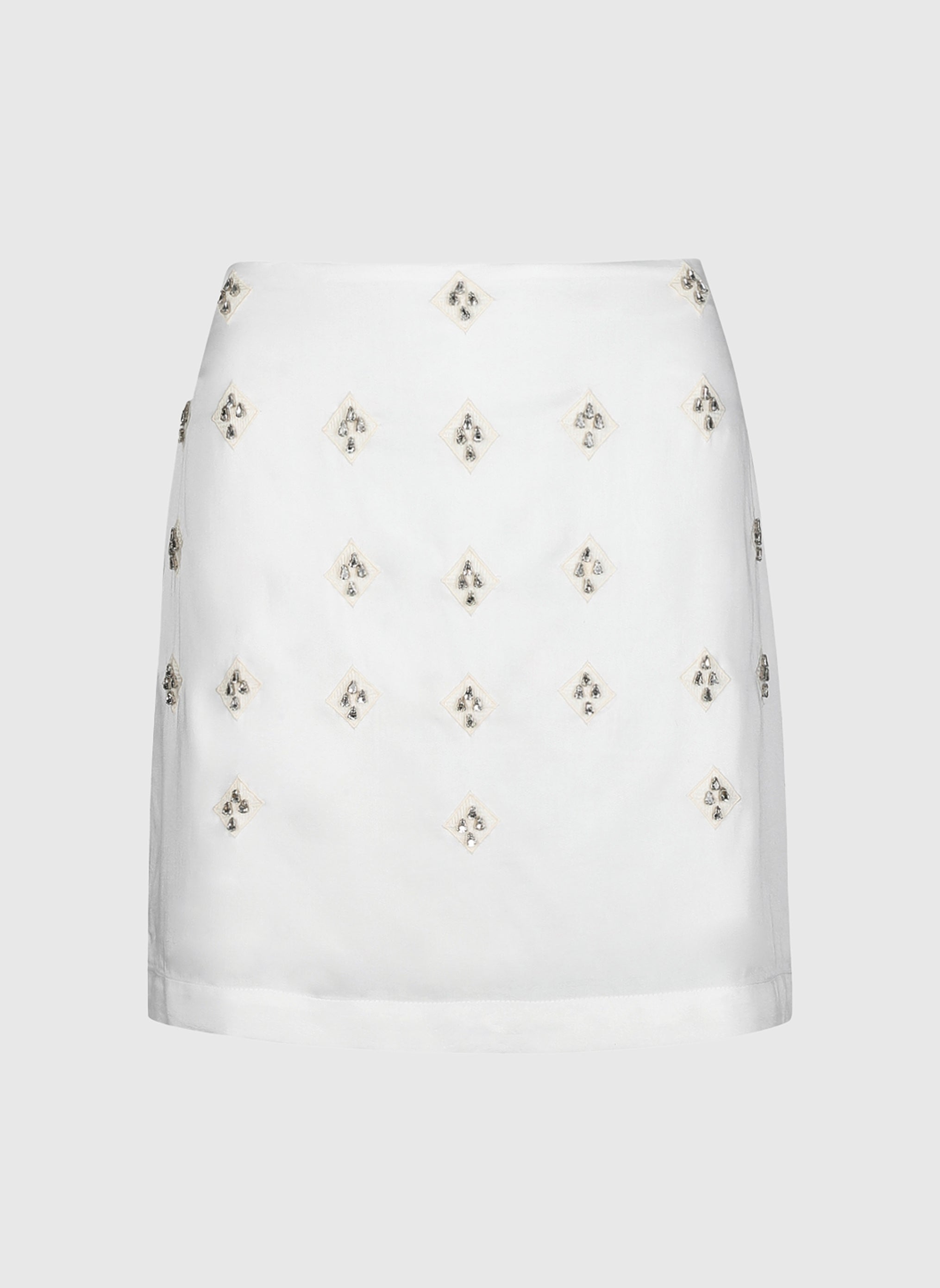 ROWEL SHORT SKIRT ecru