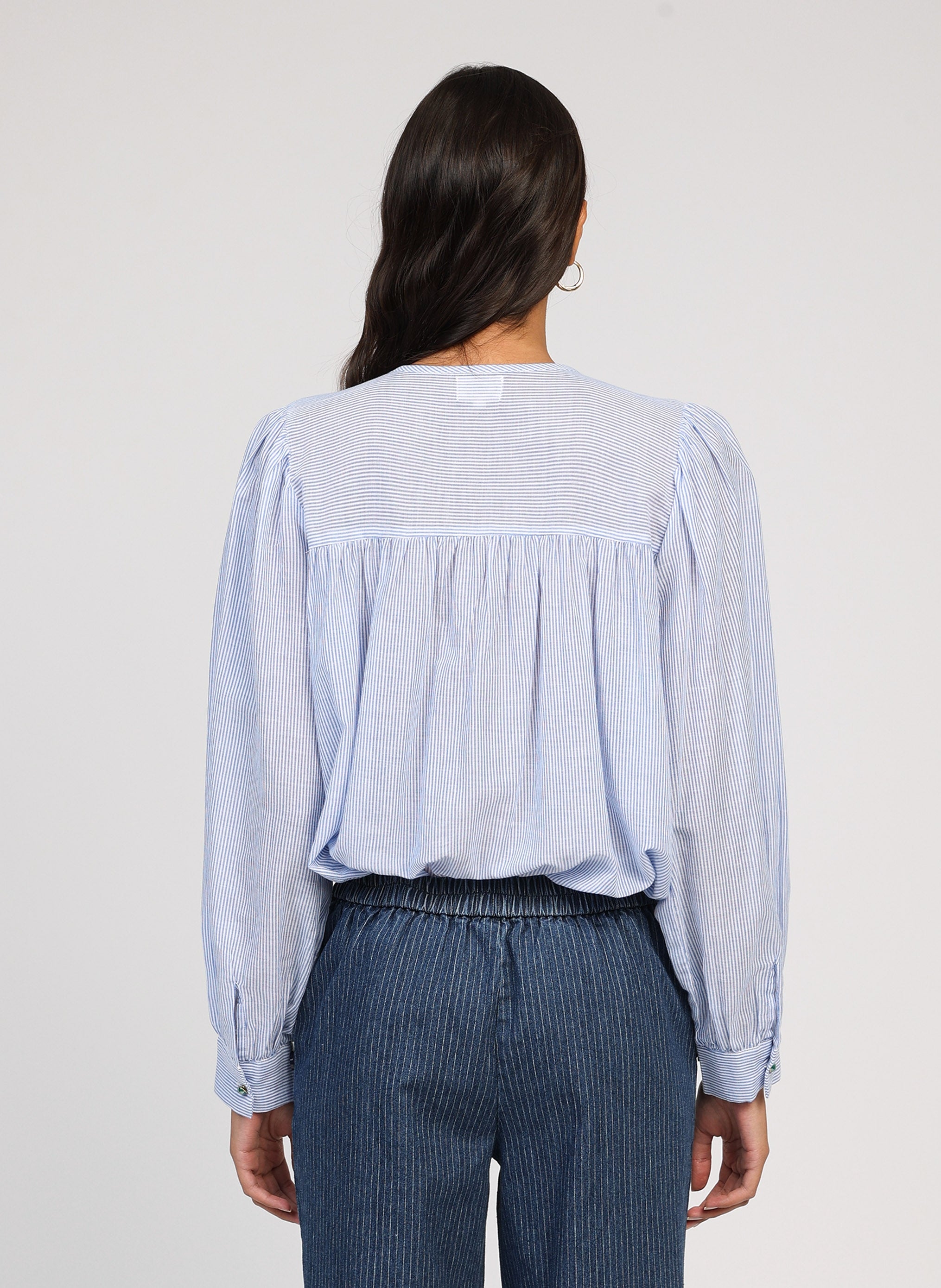 BLOUSE SAJONA bleu