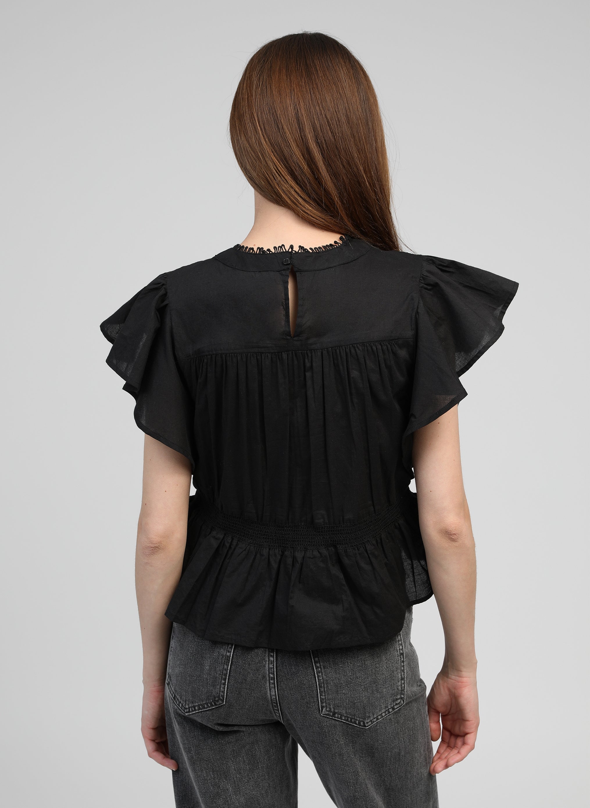 BLOUSE SALEK noir