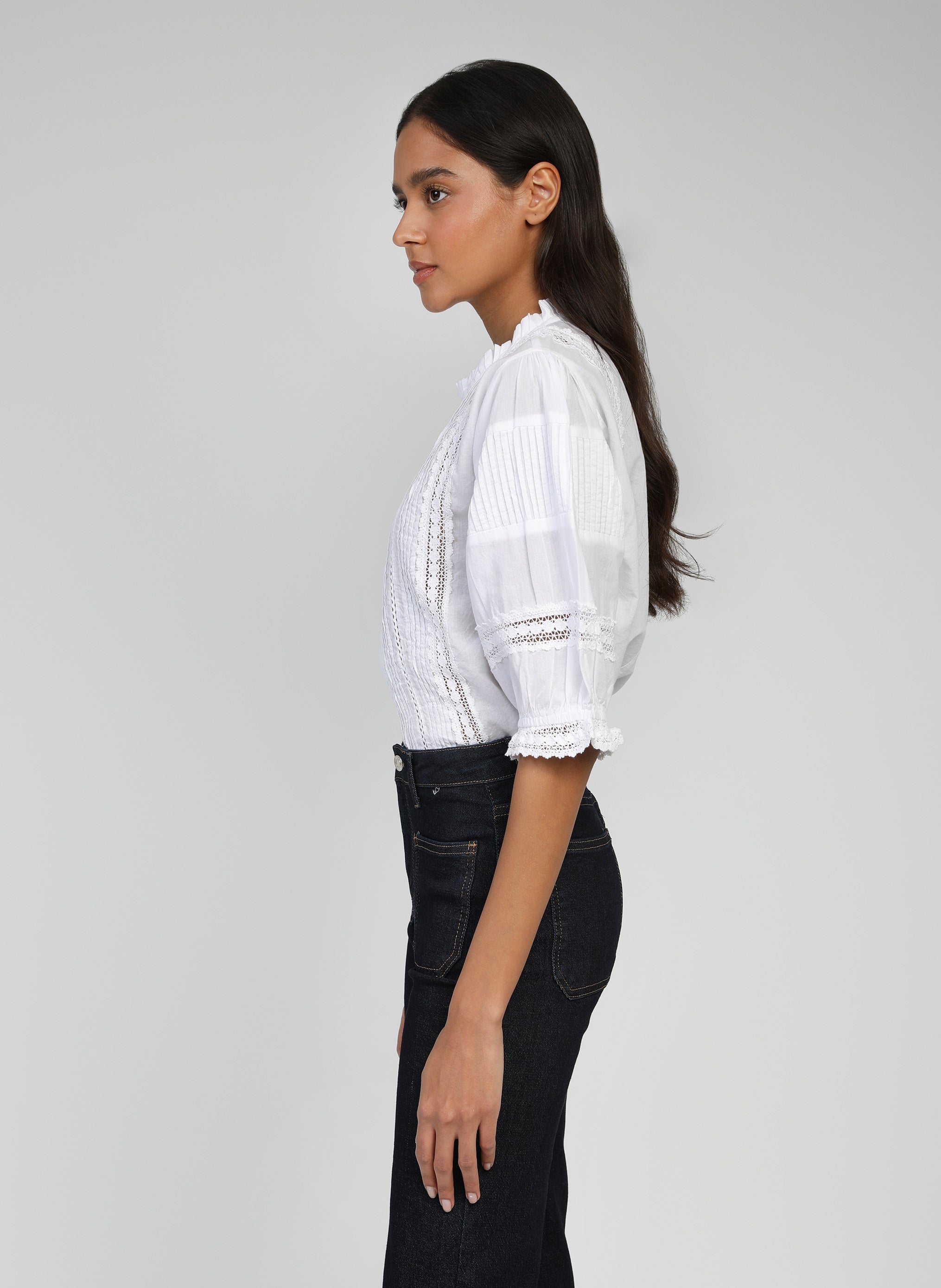 SAMITOU BLOUSE blanco