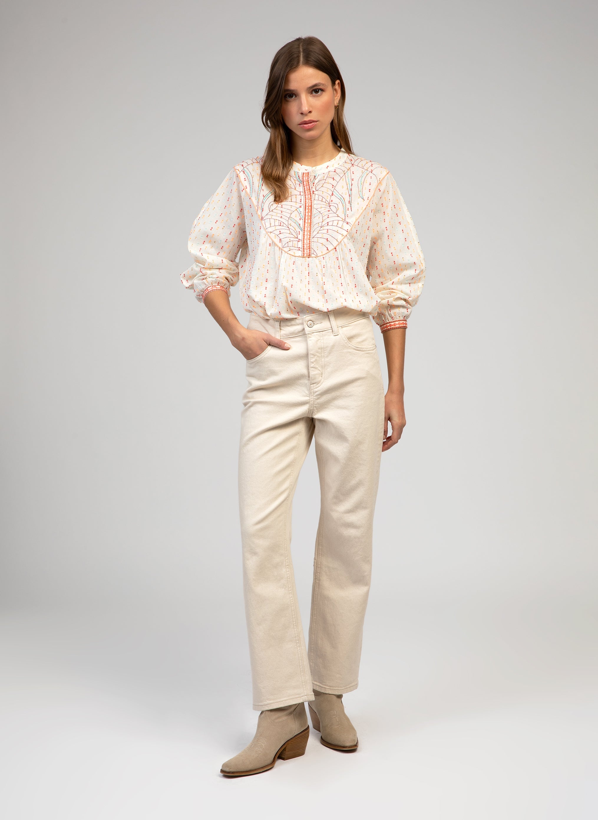 SOMALINA BLOUSE crudo