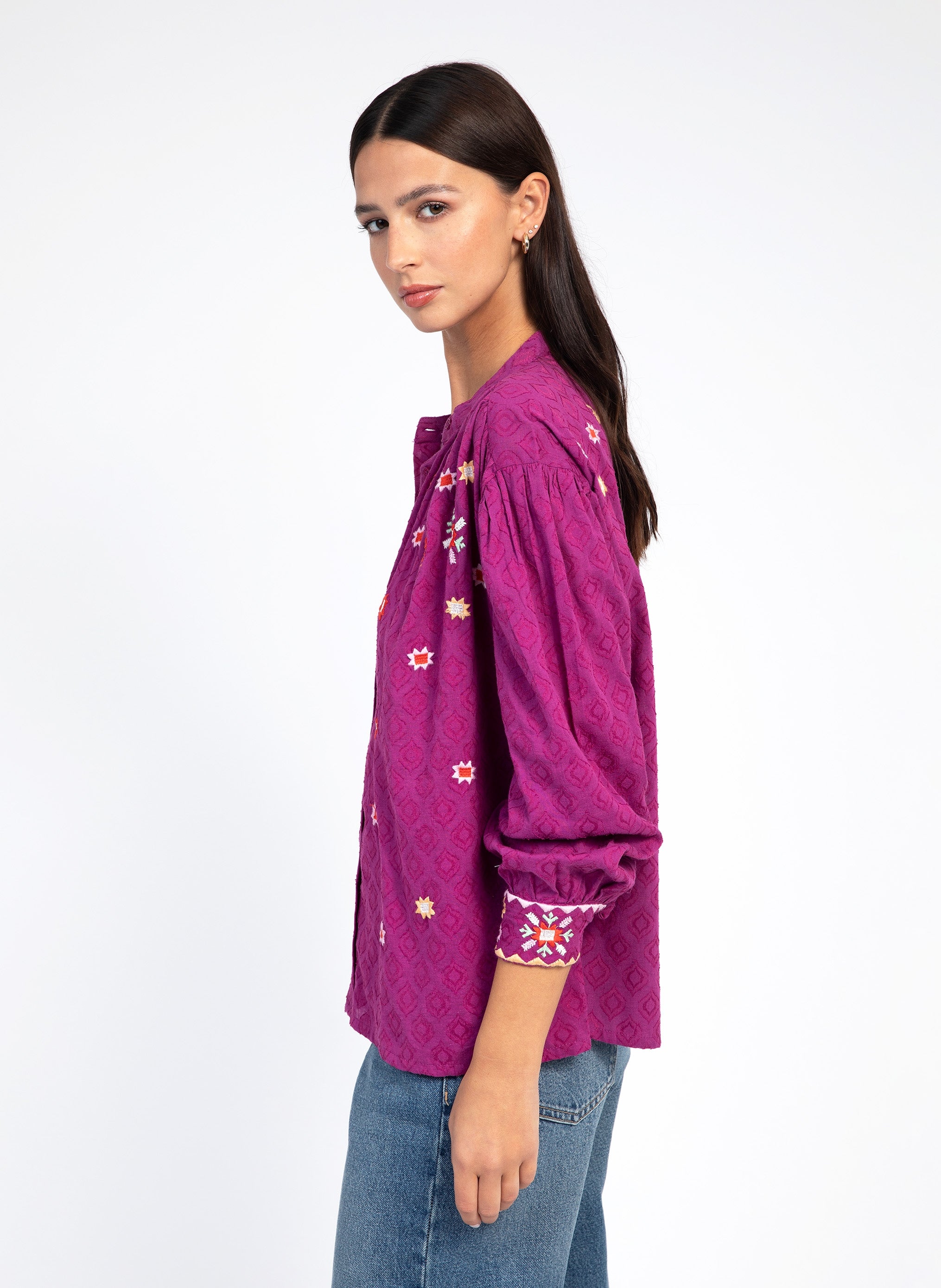 BLOUSE SOULIA violine